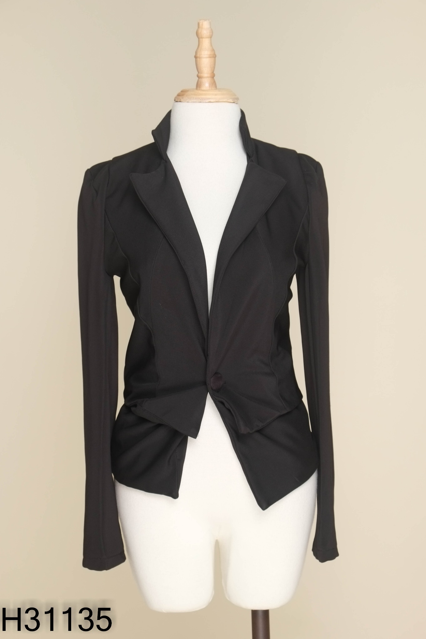 Áo khoác ZARA đen trơn