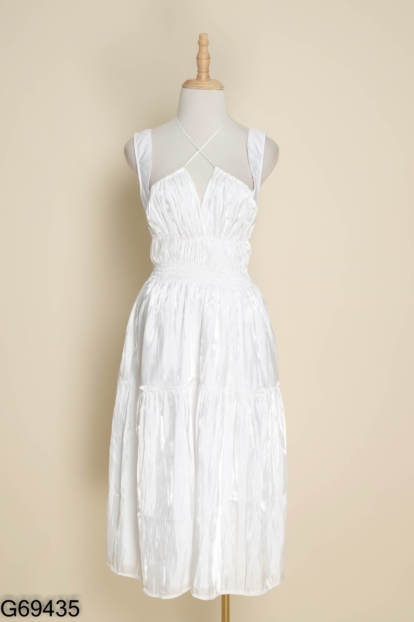 NEWTAG Váy EDINI organza trắng