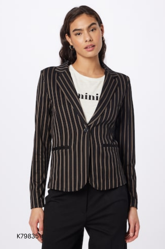 Áo khoác HM đen sọc