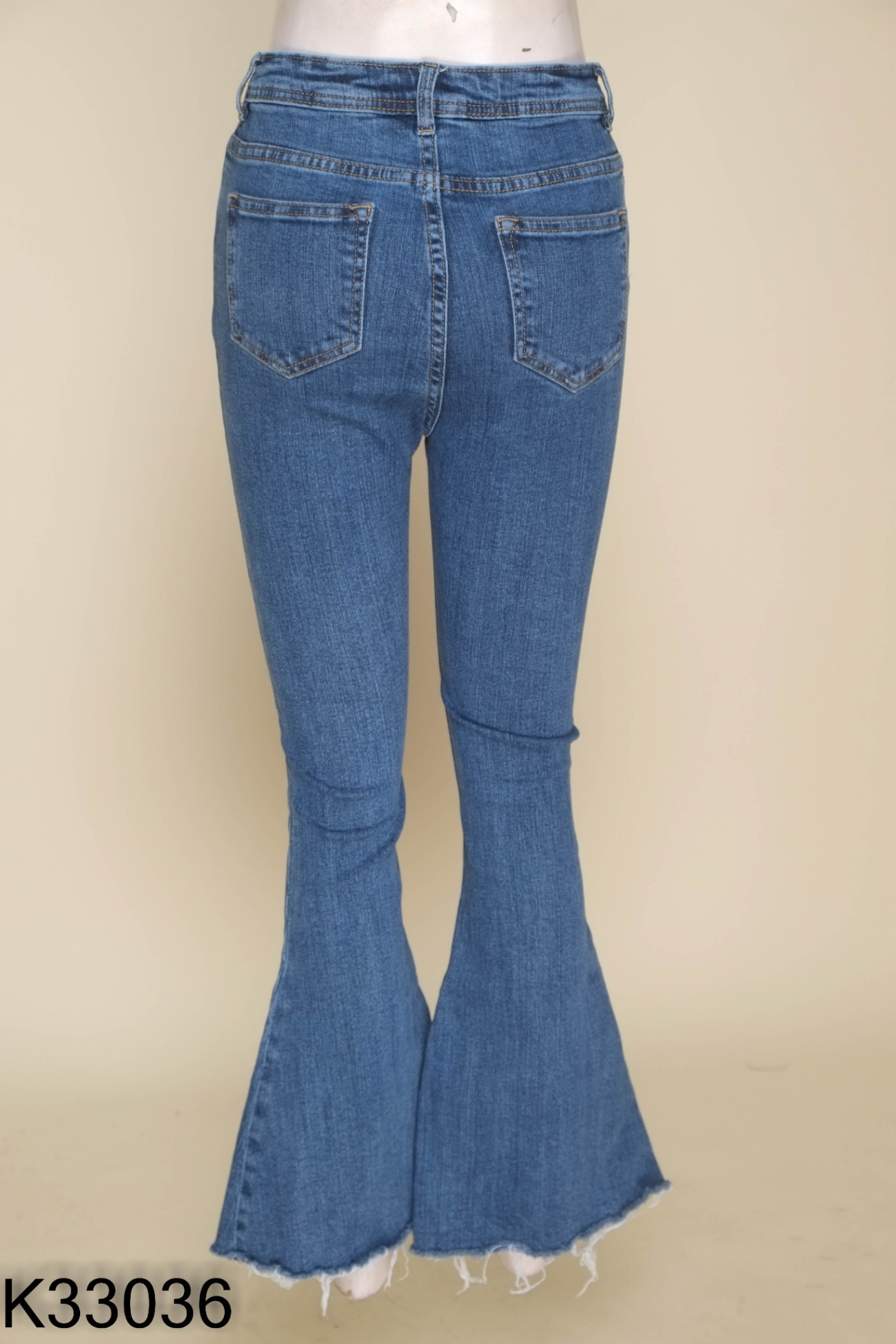 Quần jeans VIETSNAKE xanh loe