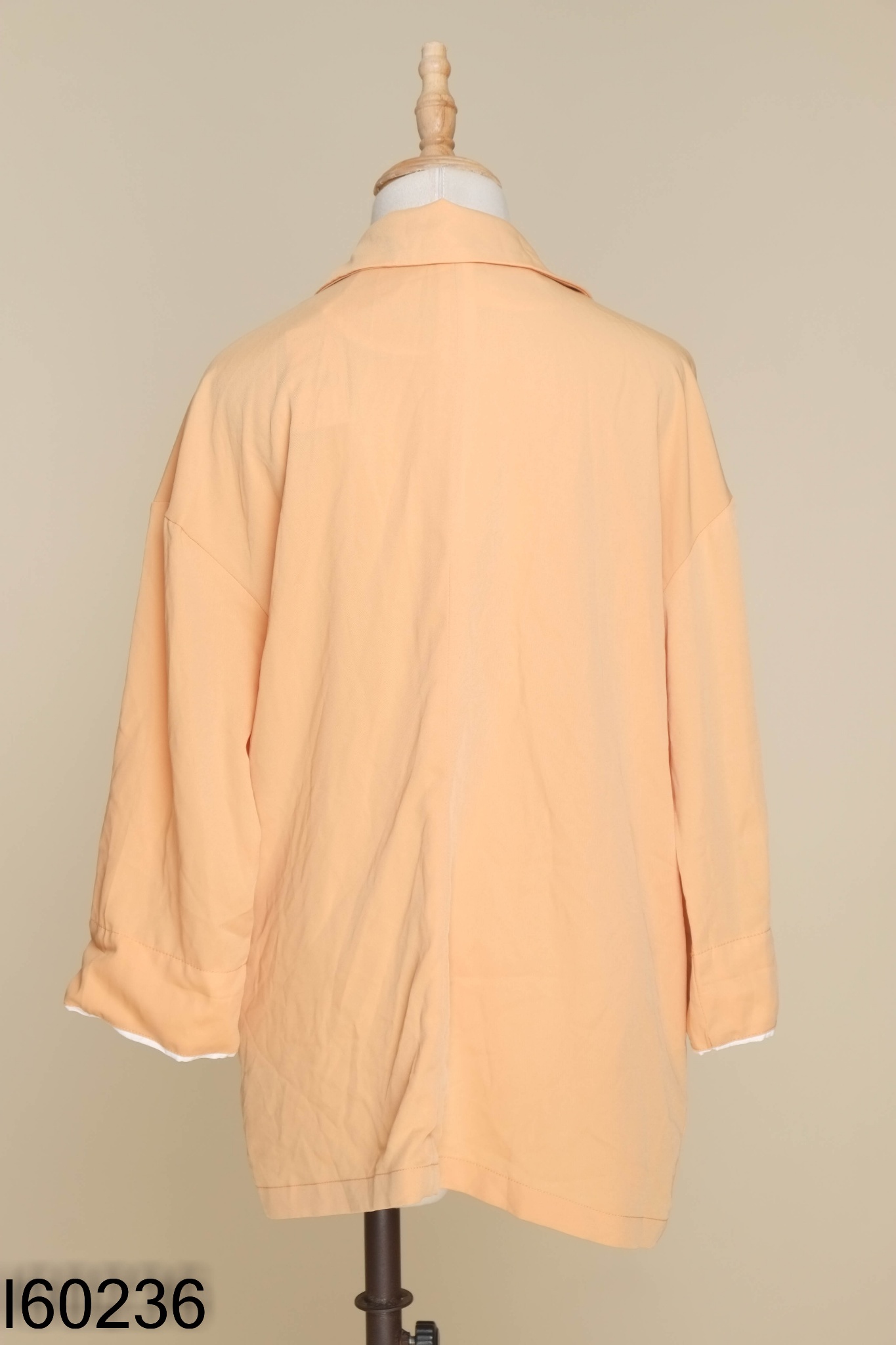 Áo blazer nâu nhạt trơn