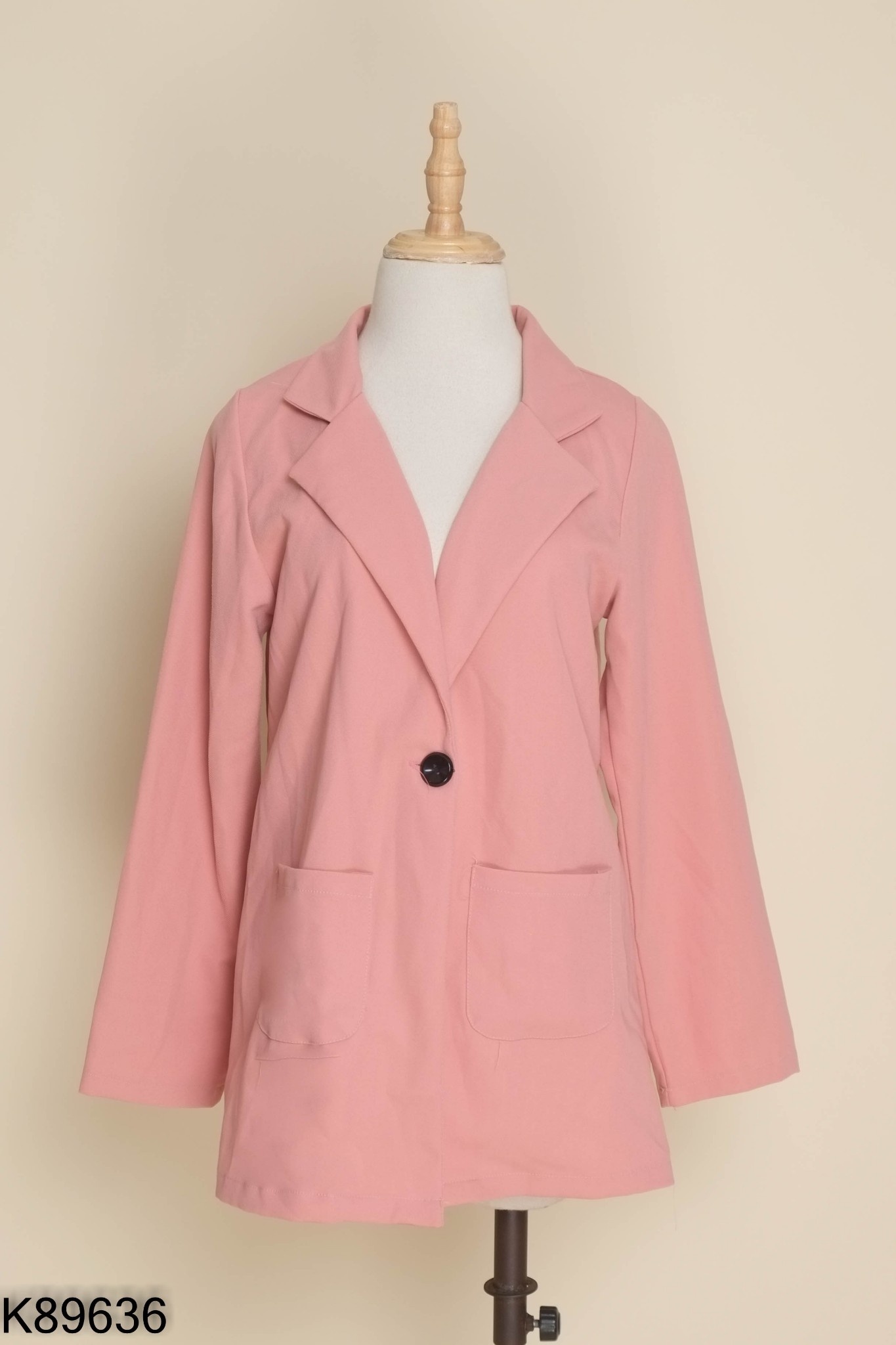 Áo Blazers hồng phấn