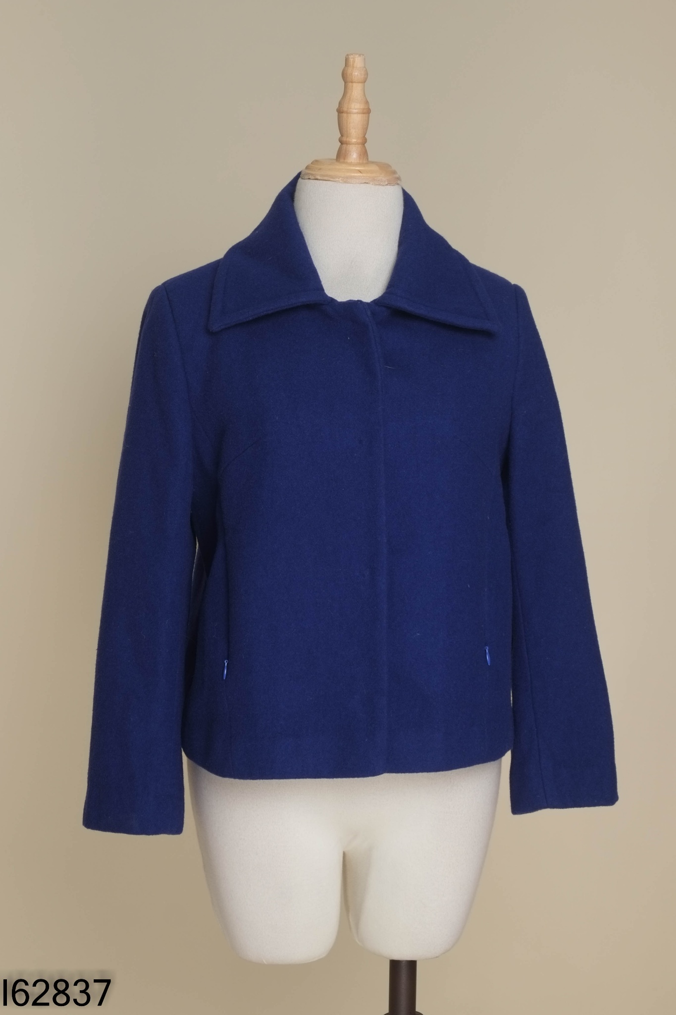 Áo khoác dạ ELISE xanh đậm