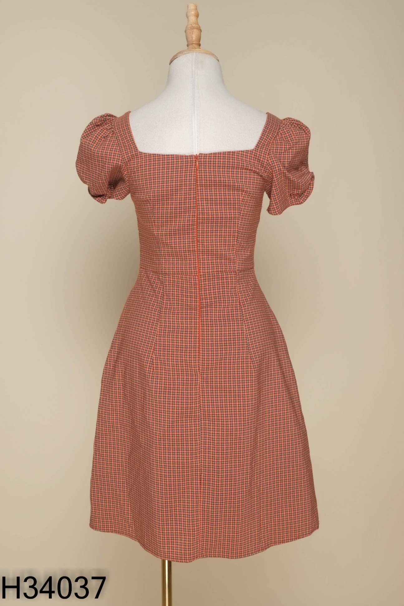 Váy ADORE DRESS đỏ kẻ caro