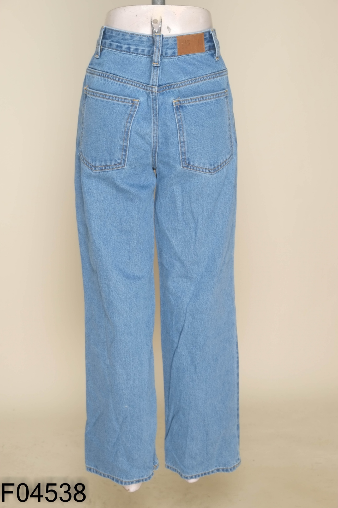 Quần EM baggy jeans xanh