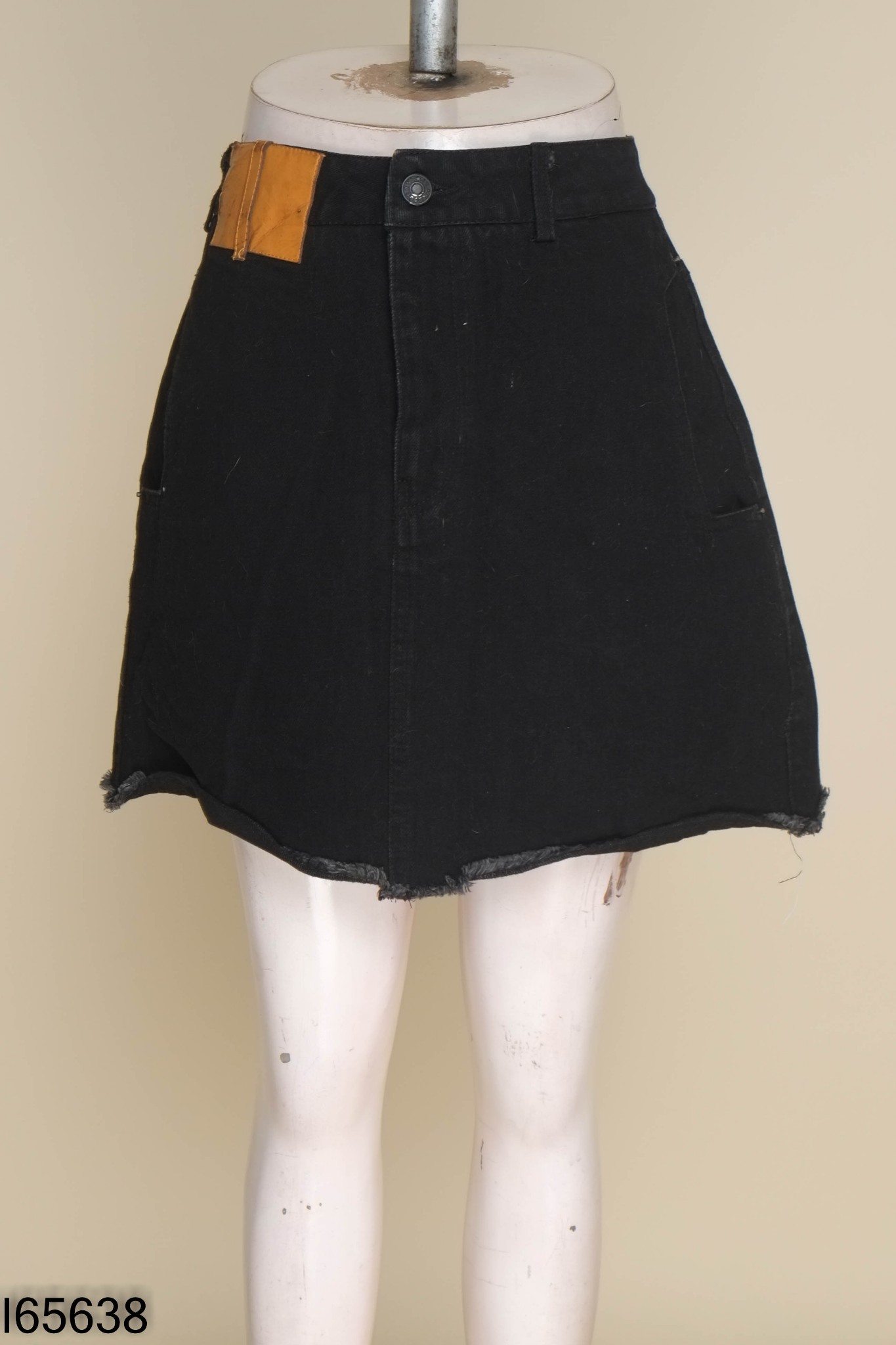 Chân váy jeans đen