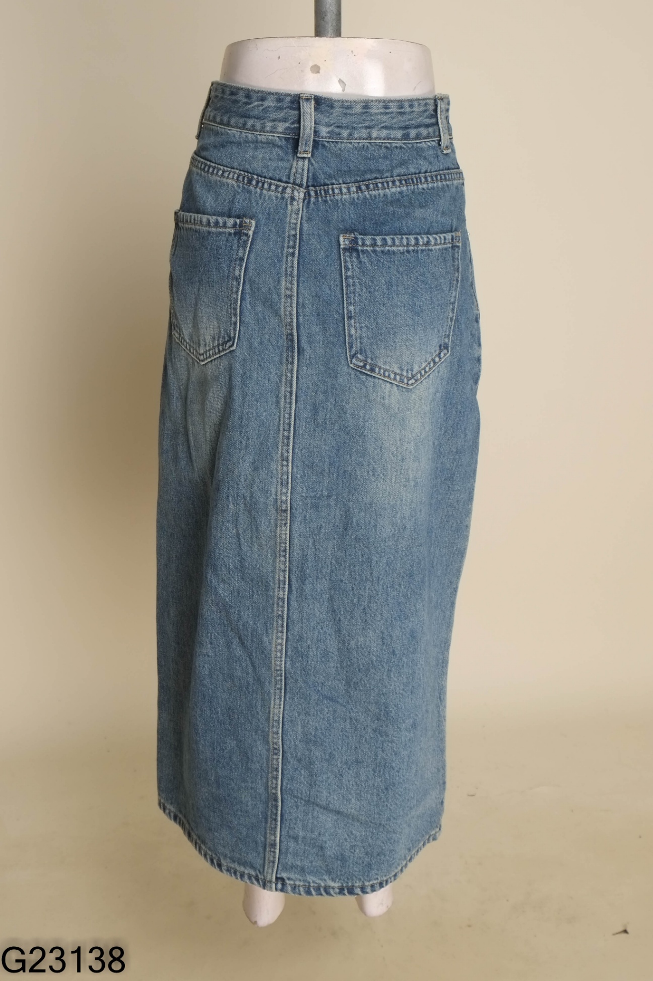 Chân váy jeans xanh
