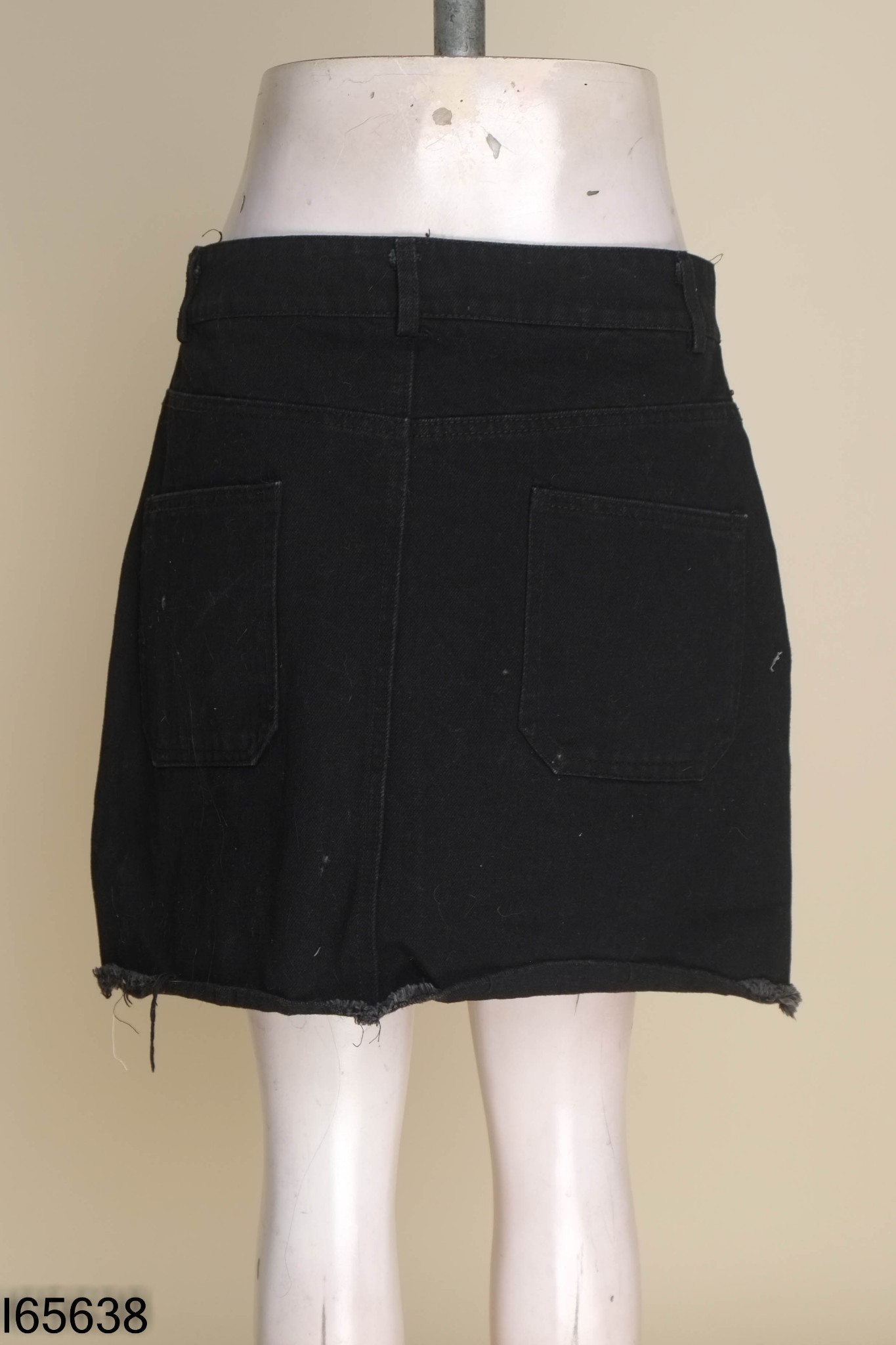 Chân váy jeans đen