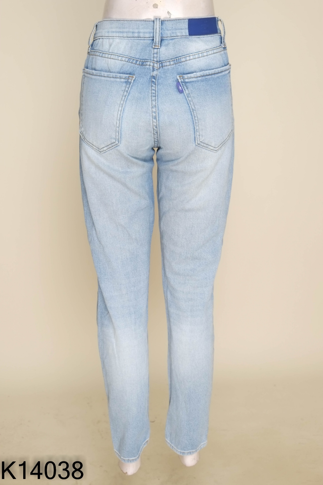 Quần jeans THE BLUE T-SHIRT xanh rách