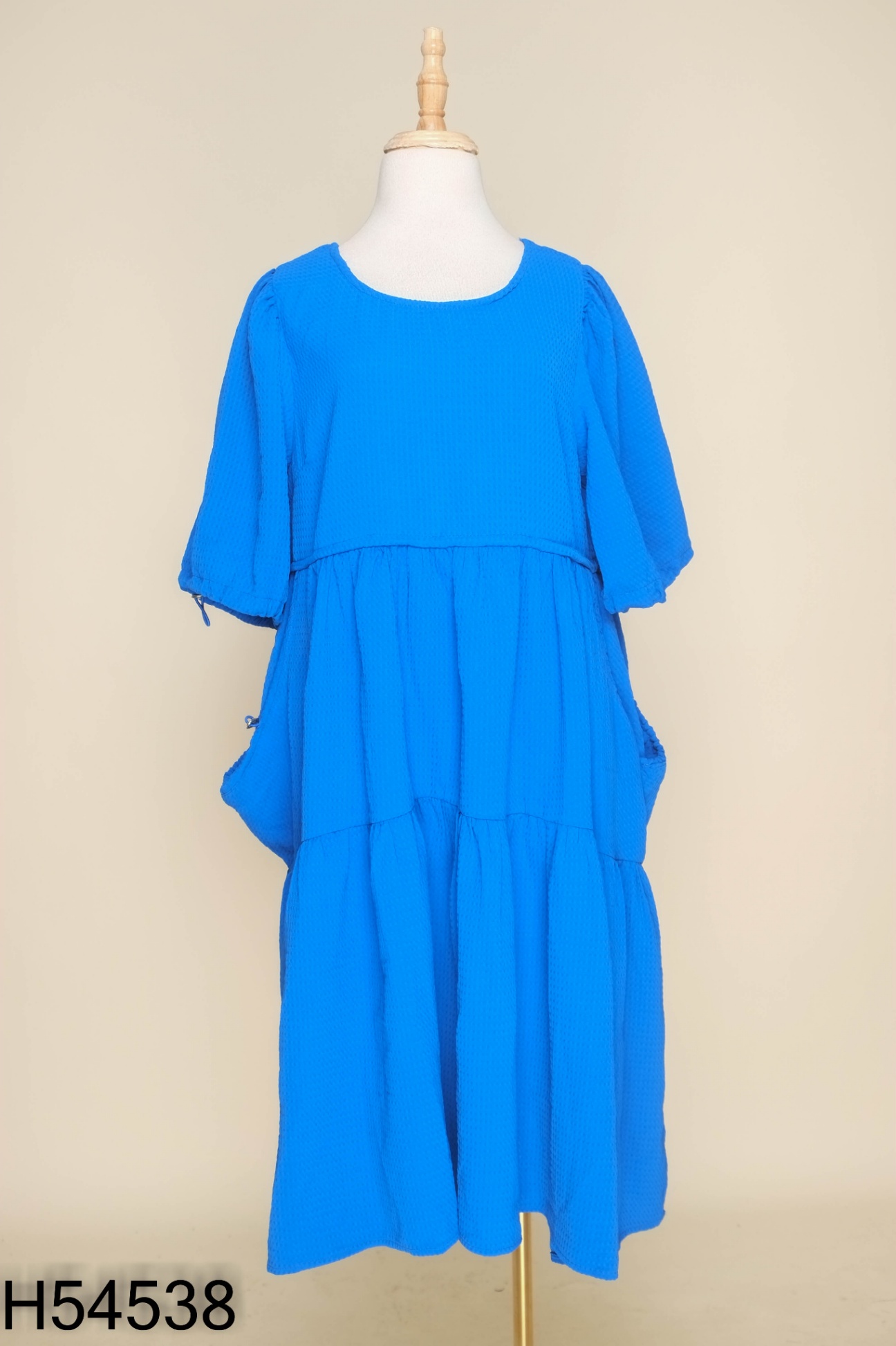 Váy babydoll xanh coban