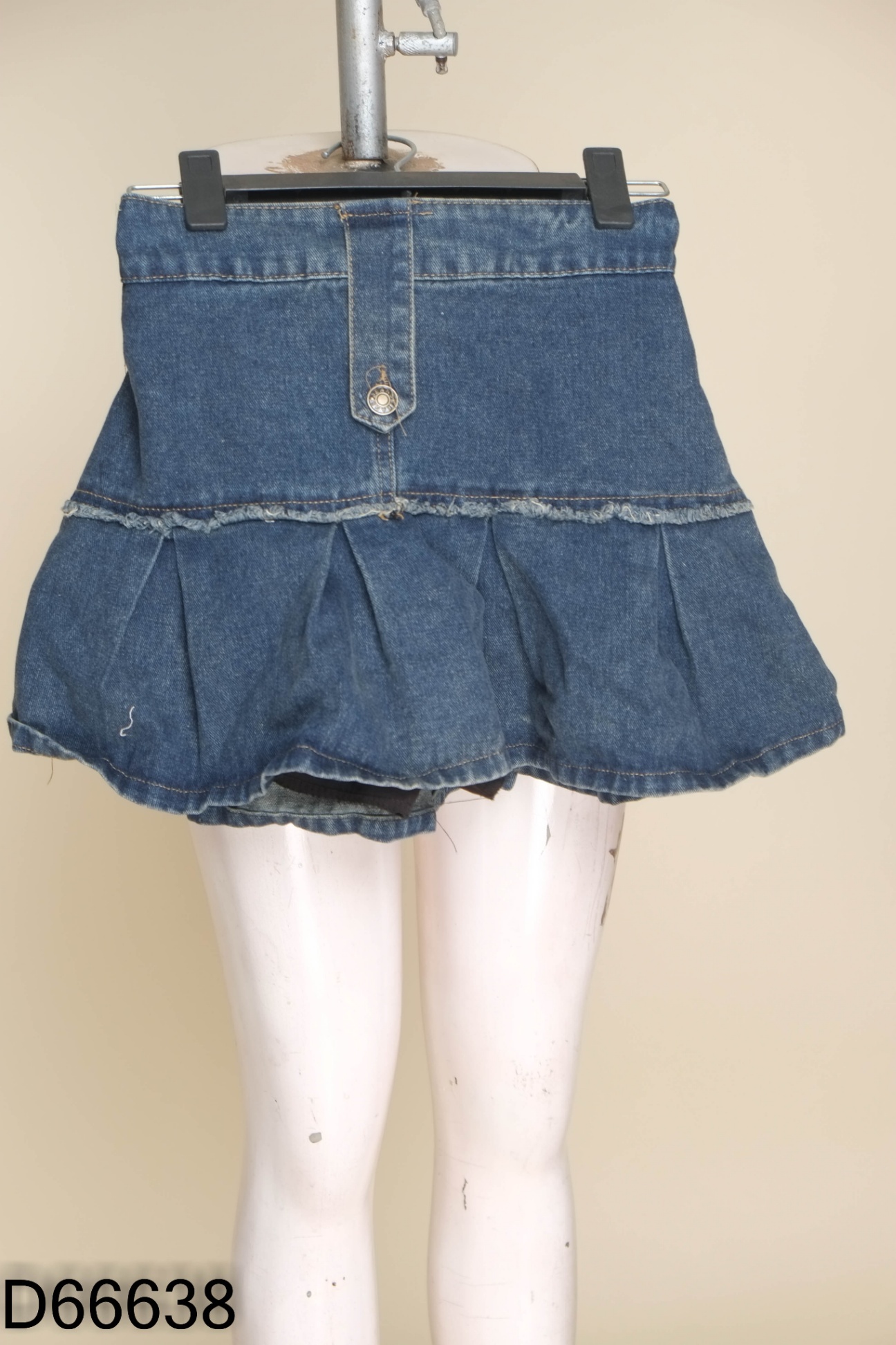 Chân váy jeans xanh đuôi cá