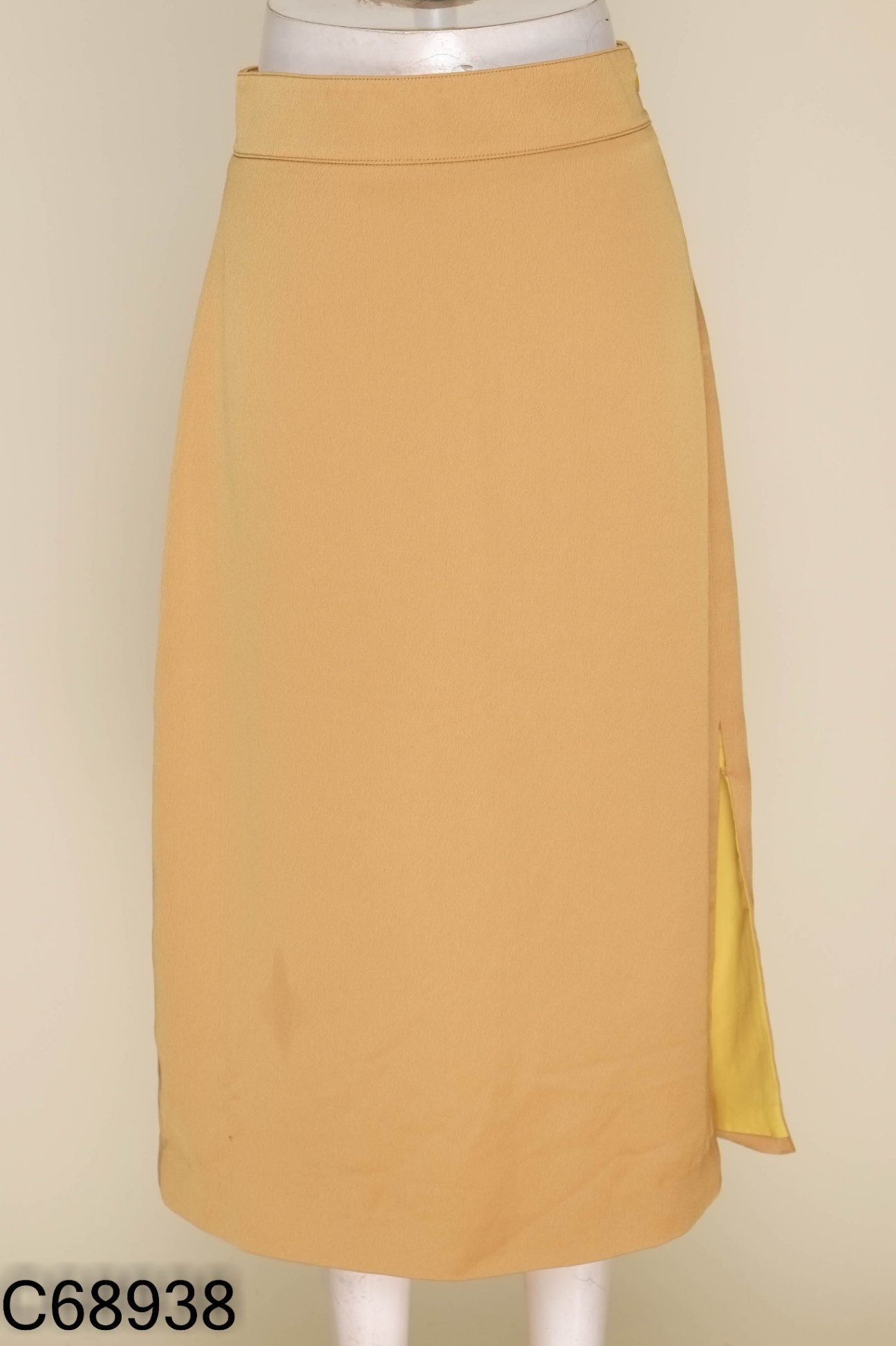 Chân váy ELISE lụa vàng