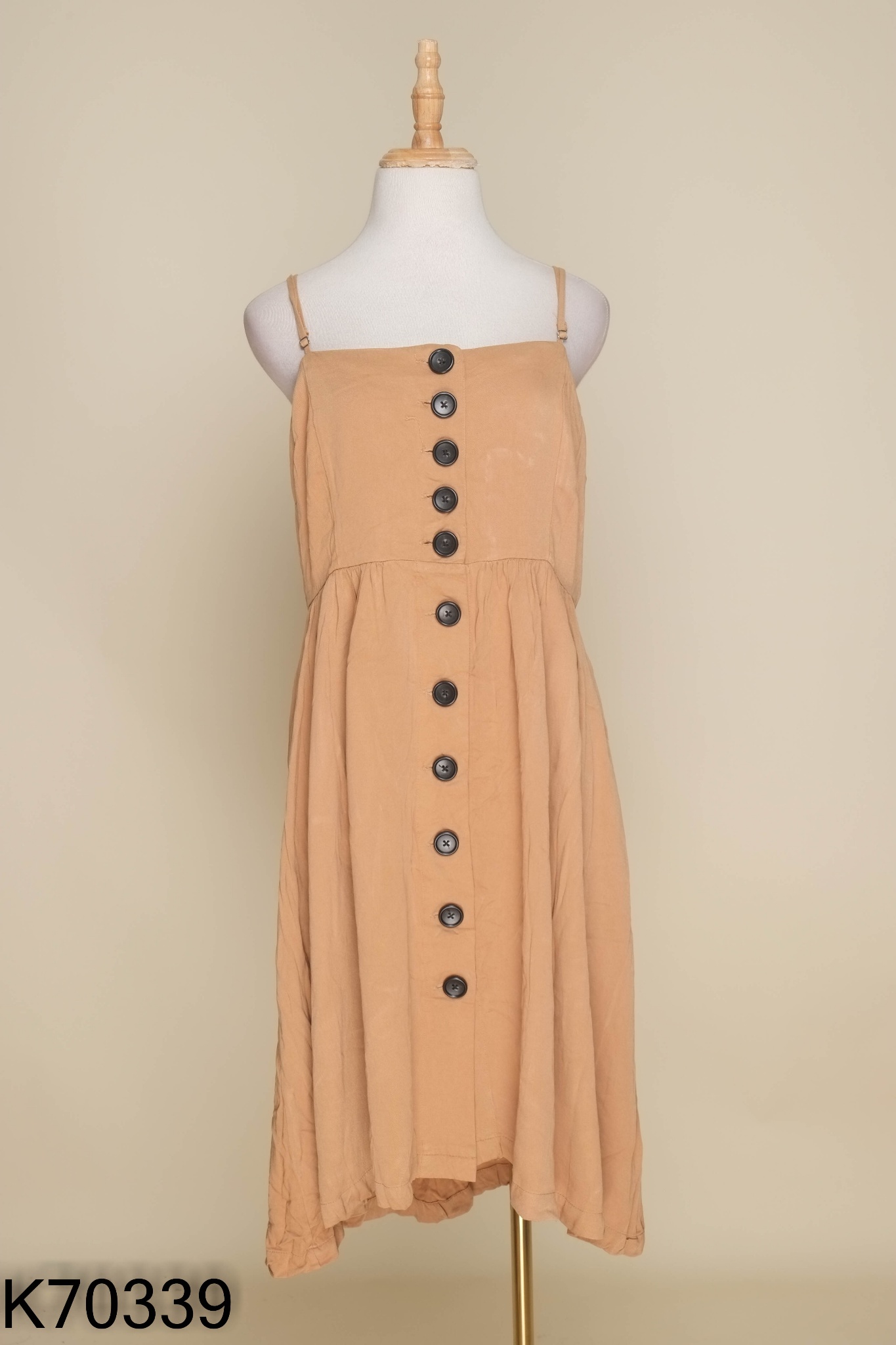 Váy FOREVER21 hai dây nâu