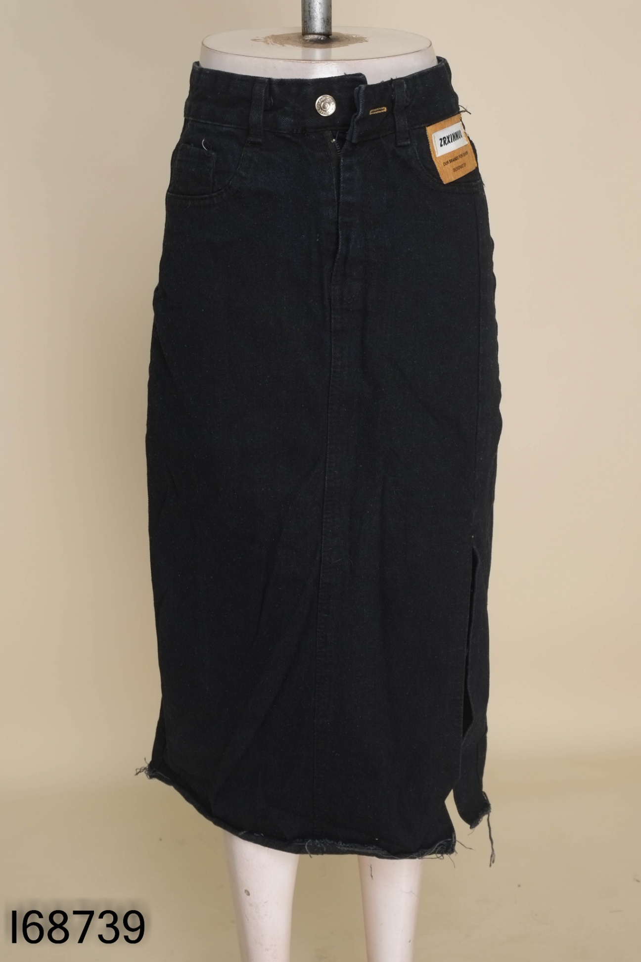 Chân váy jeans đen