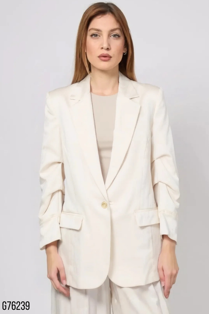 Áo blazer be tay dúm