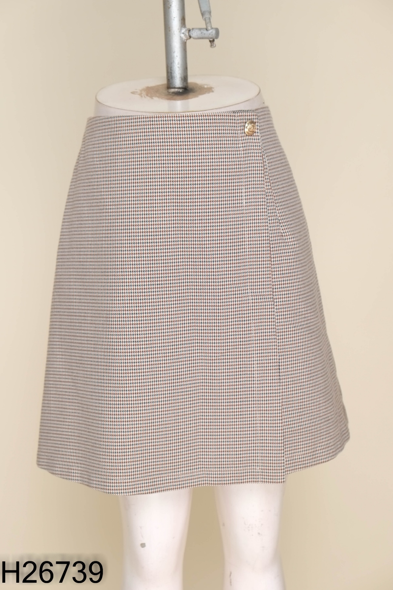 Chân váy BEAUTEbyV nâu ziczac be