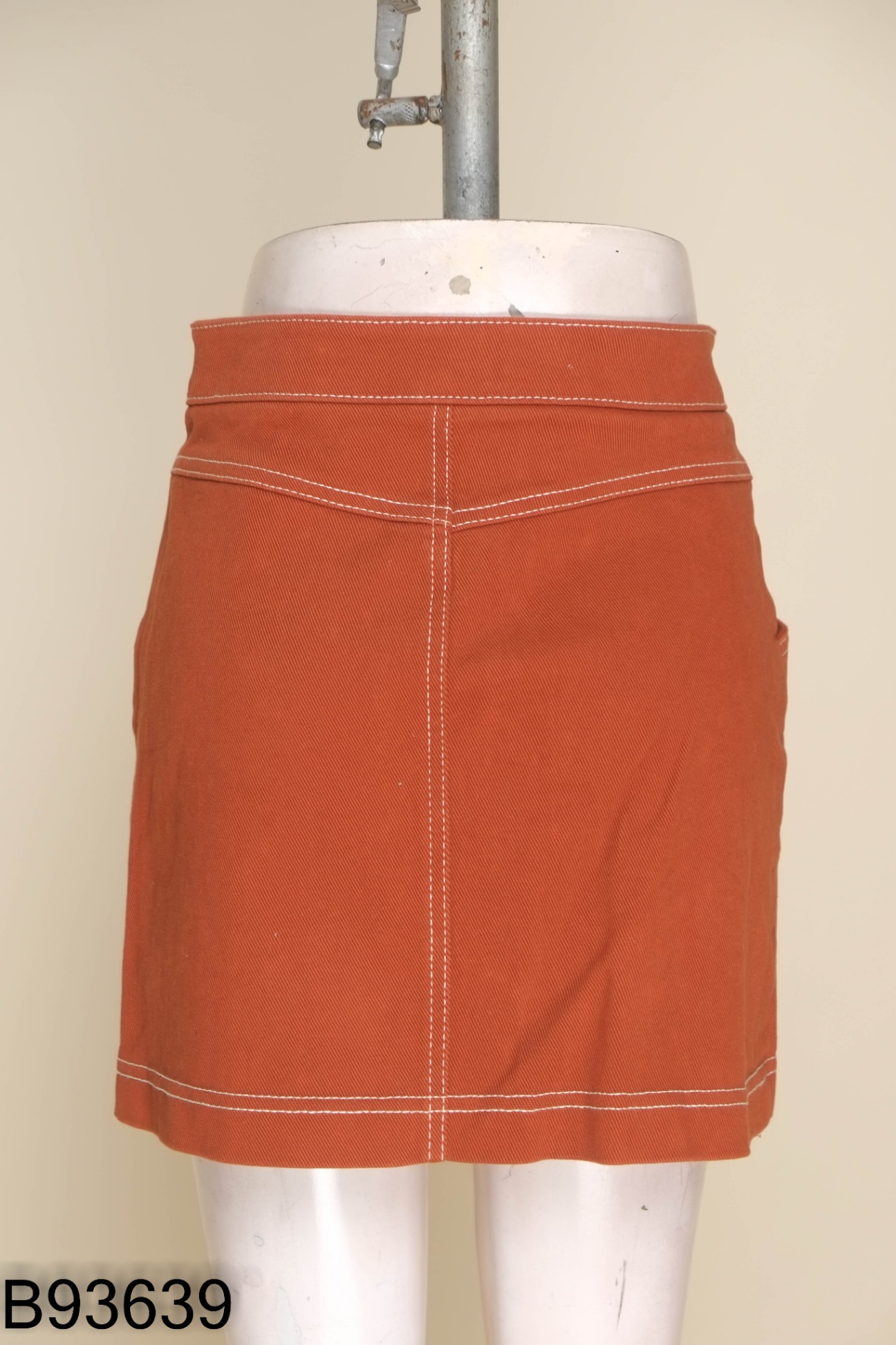 Chân váy ZARA jeans cam đất