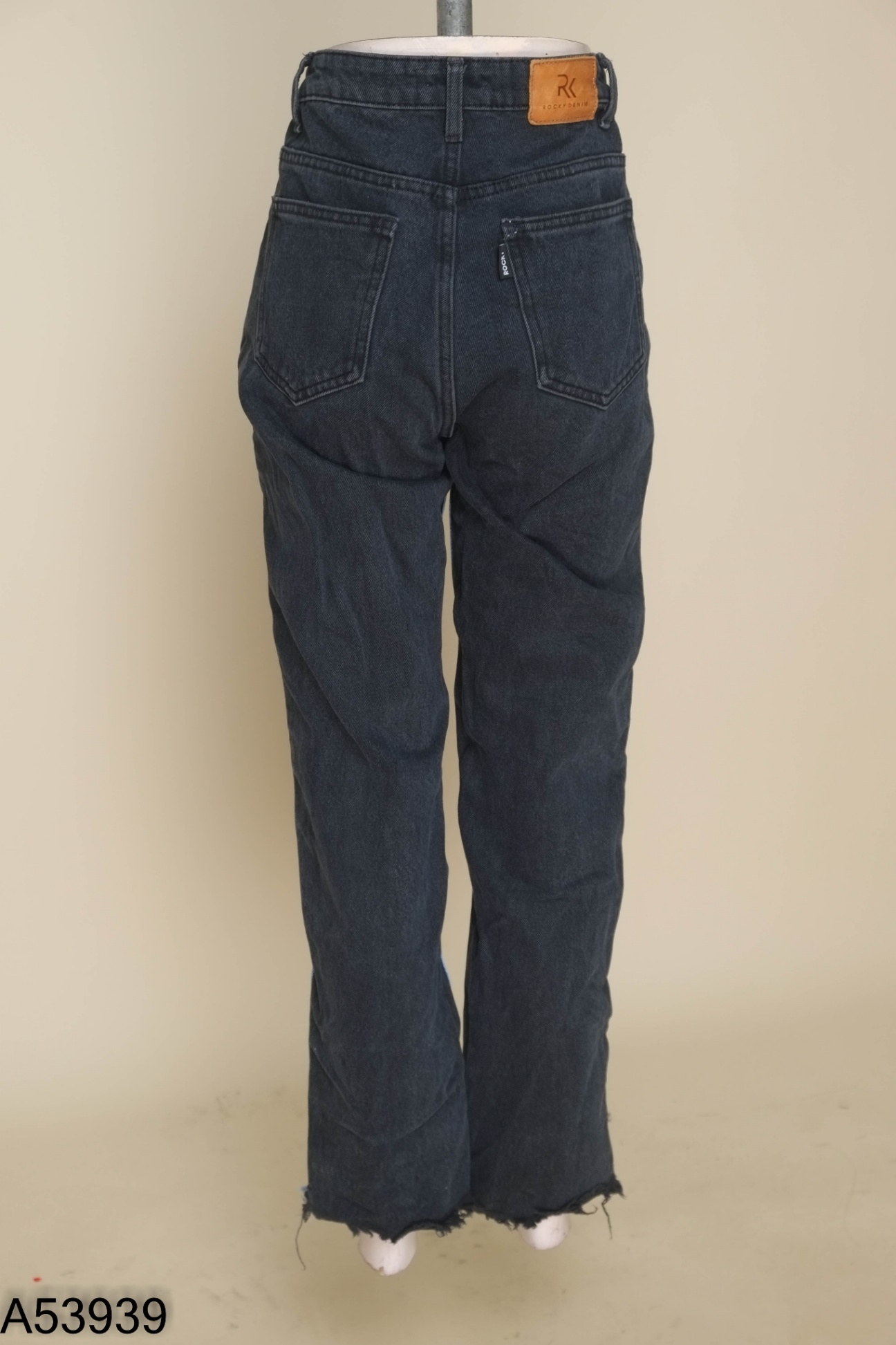Quần ROCKY jeans xanh phối xanh đen