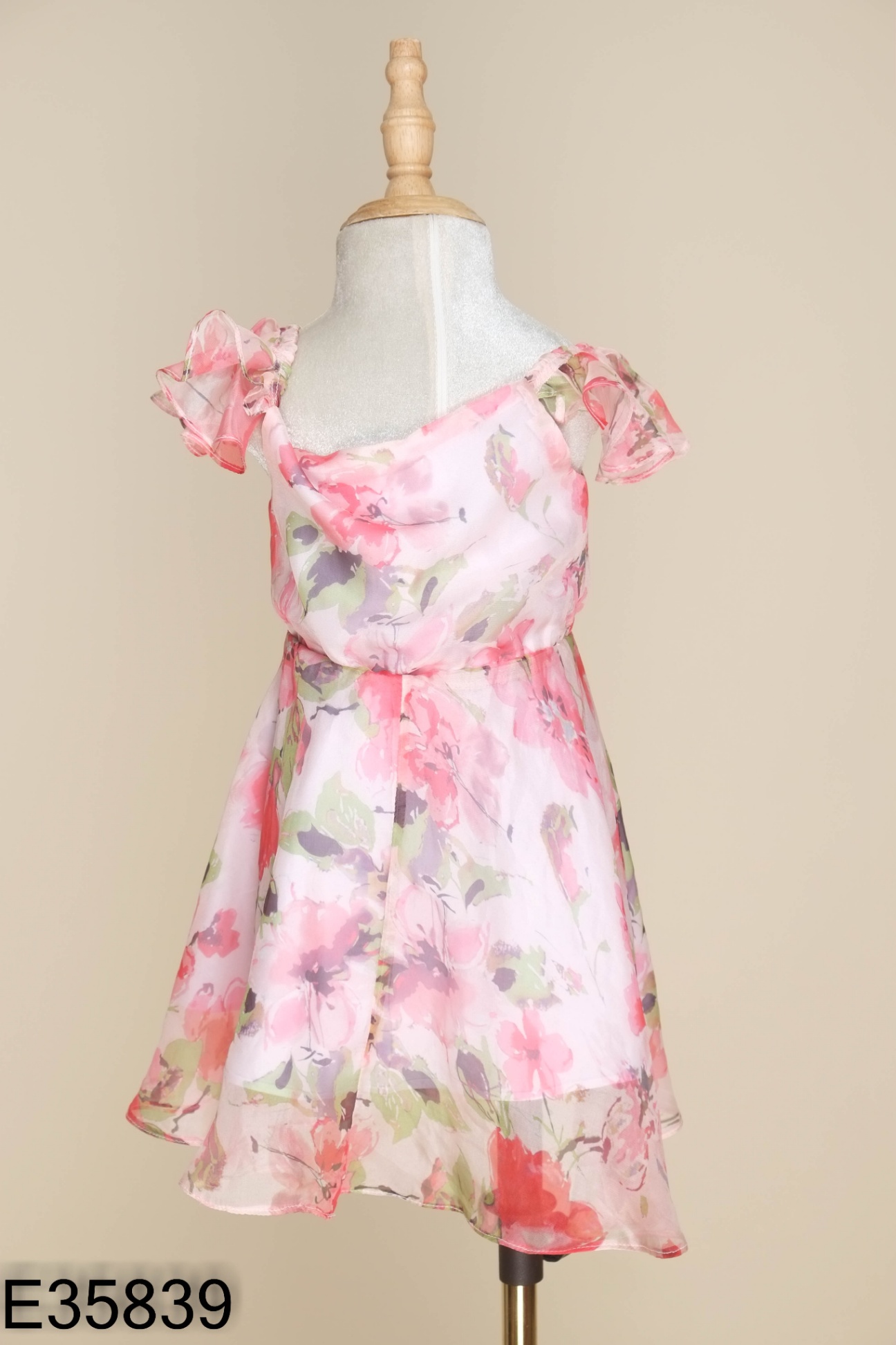 Váy hồng hoa cánh tiên KIDS