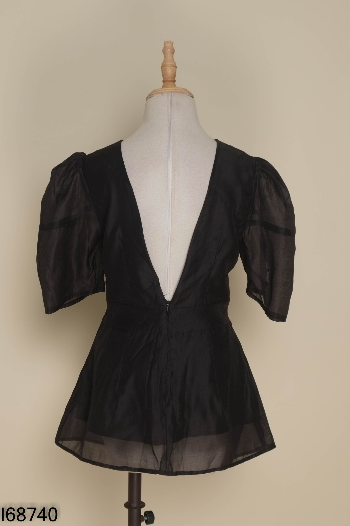 Áo chiffon ME DEISGN đen