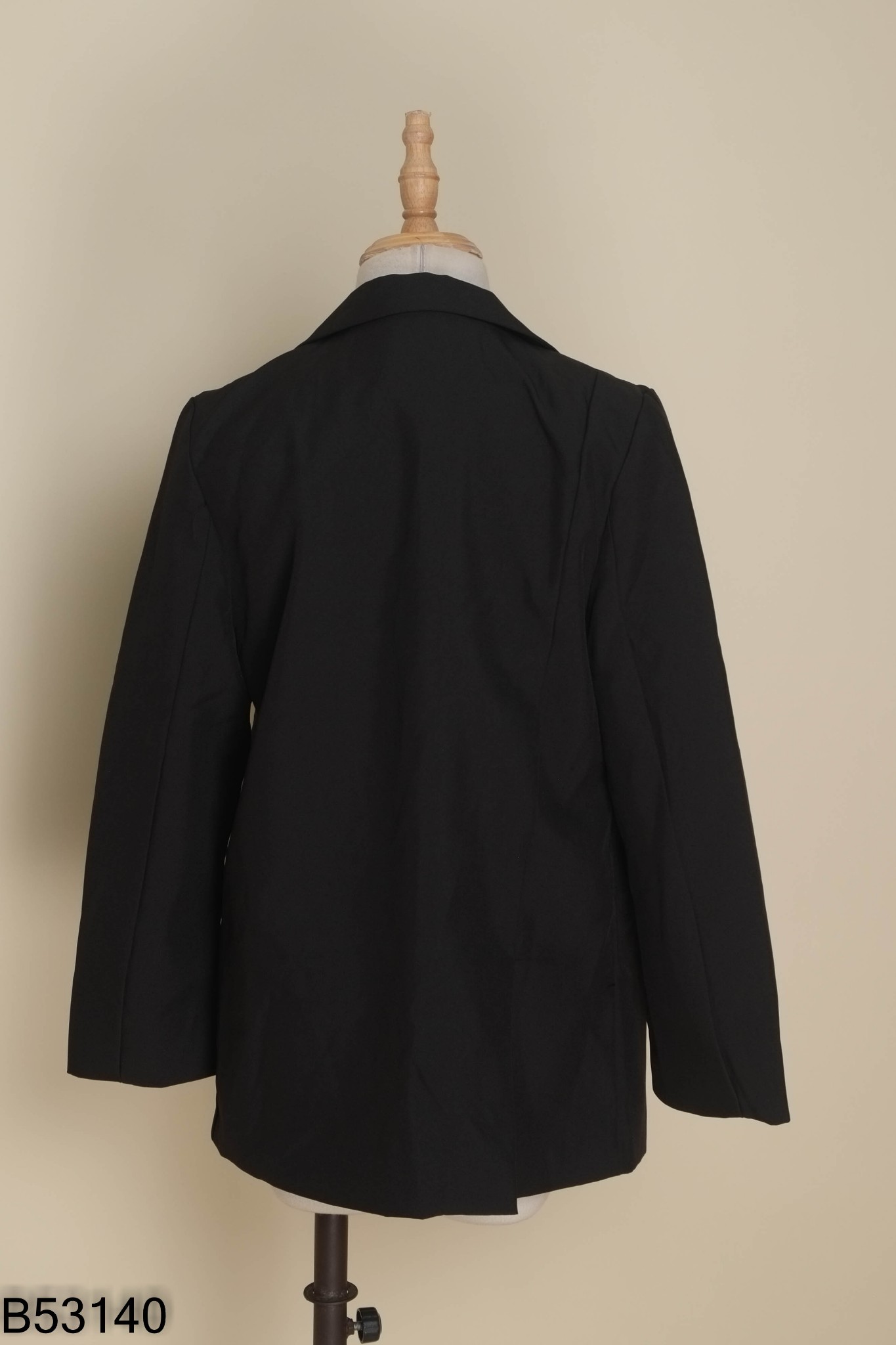 Áo khoác vest đen trơn