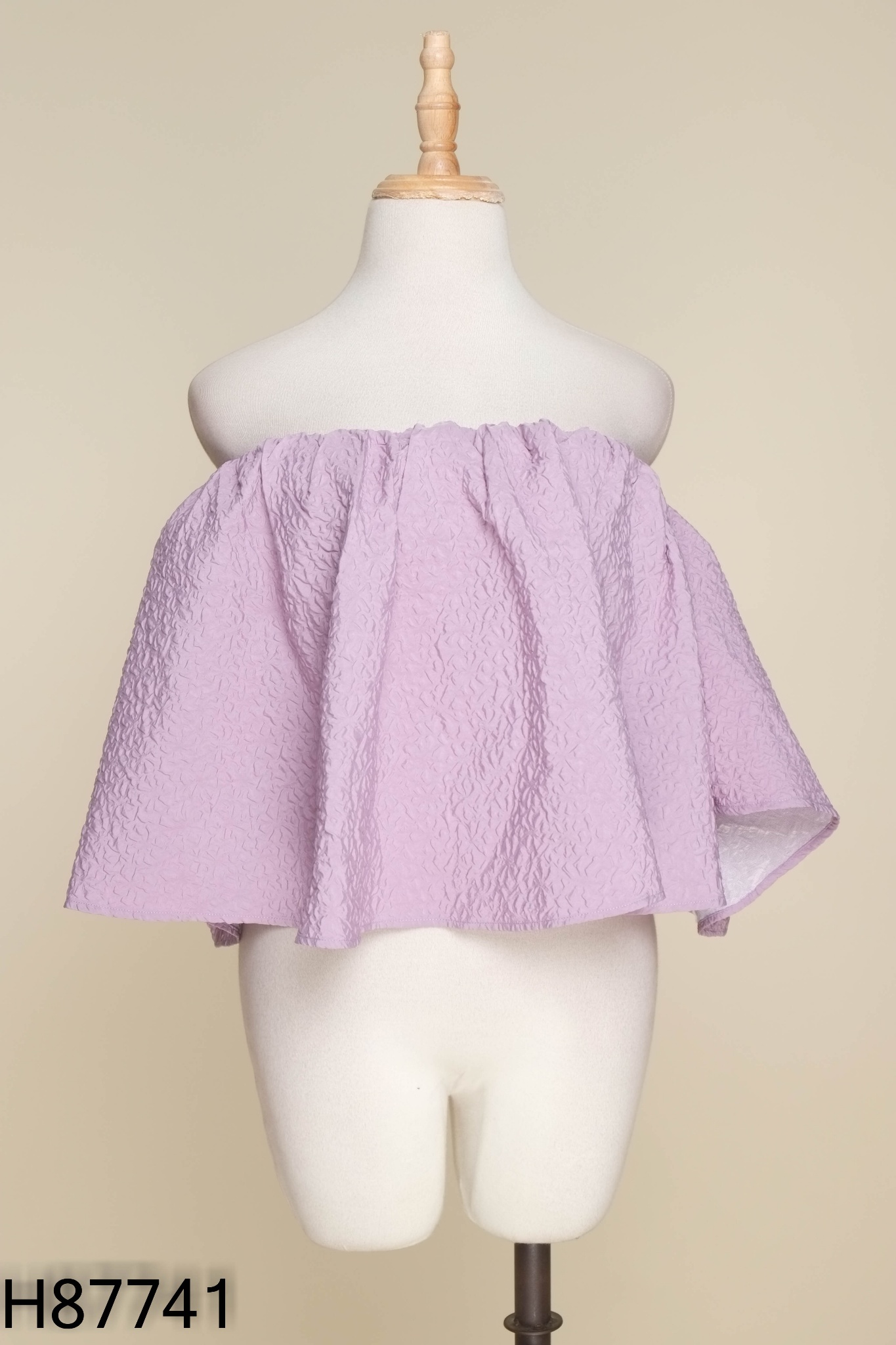 Áo MONANA trễ vai tím