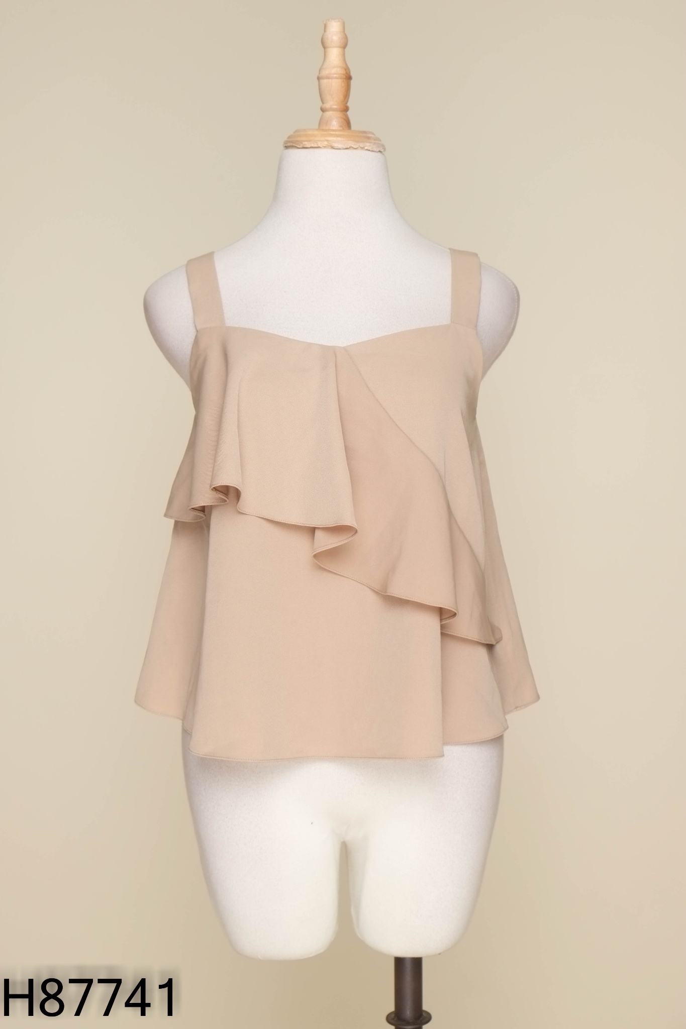 Áo EVA DE EVA nâu hai dây