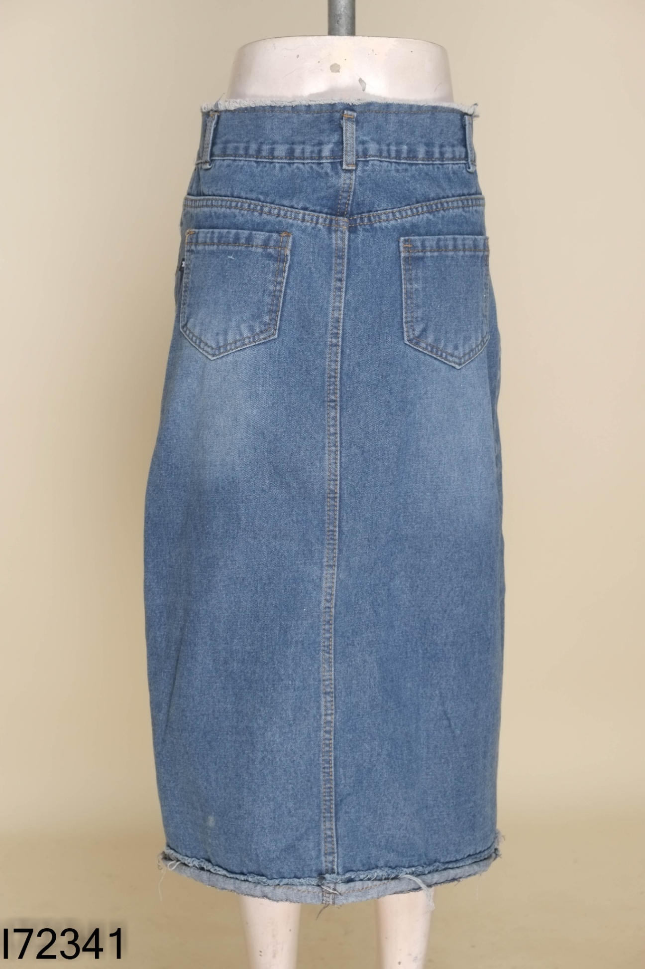 Chân váy jeans xanh