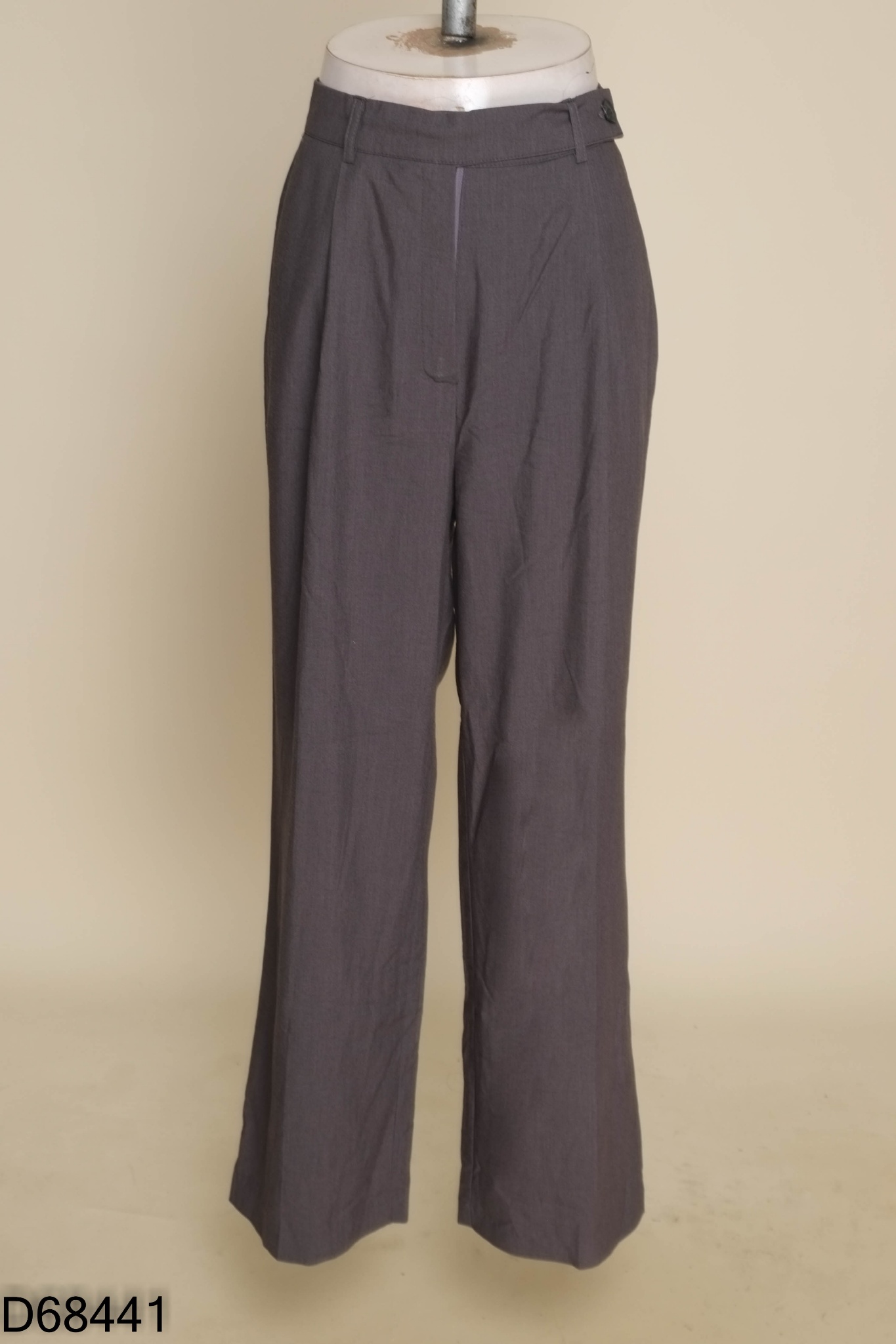 Quần culottes vải xám