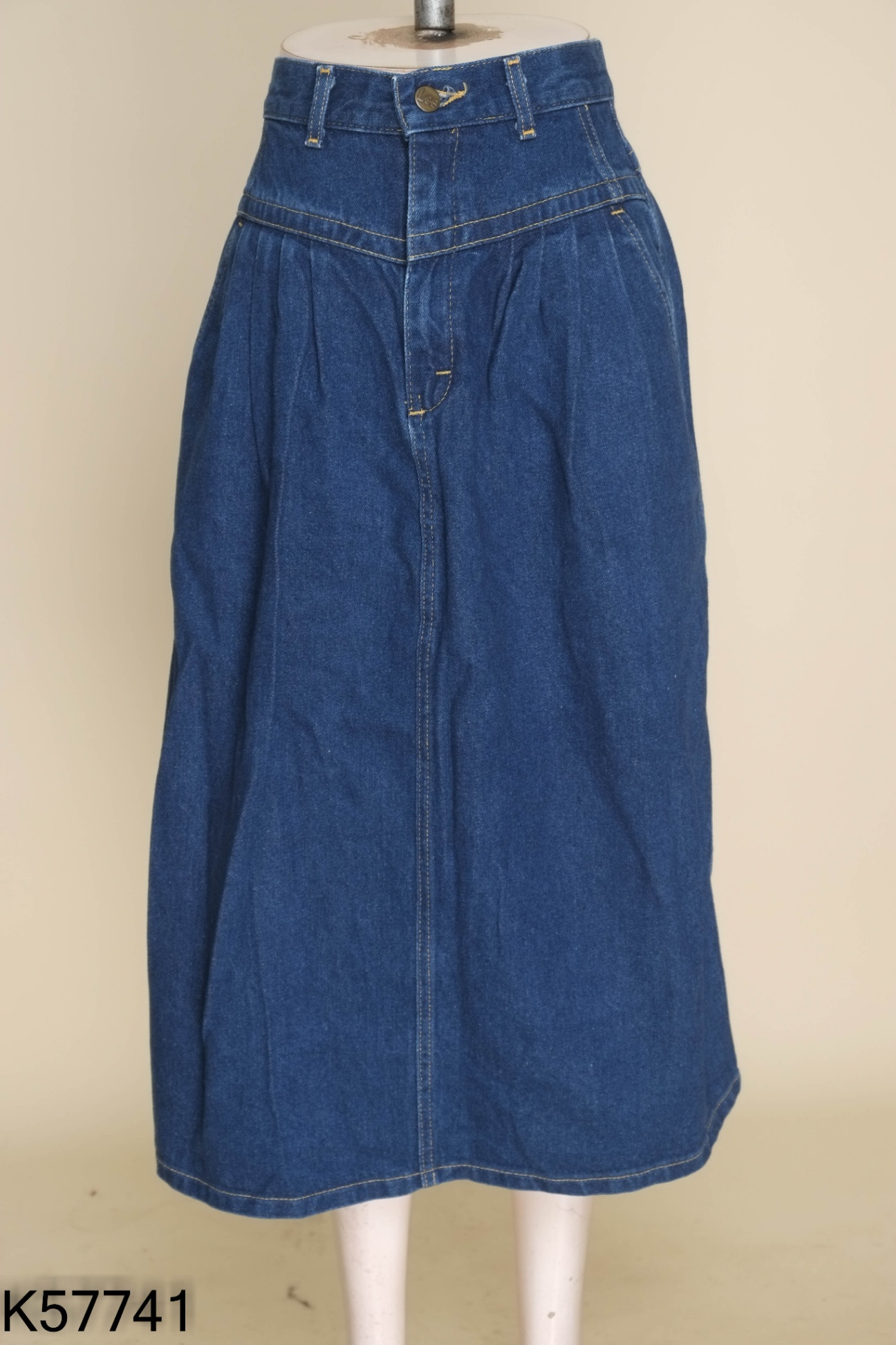 Chân váy jeans xanh