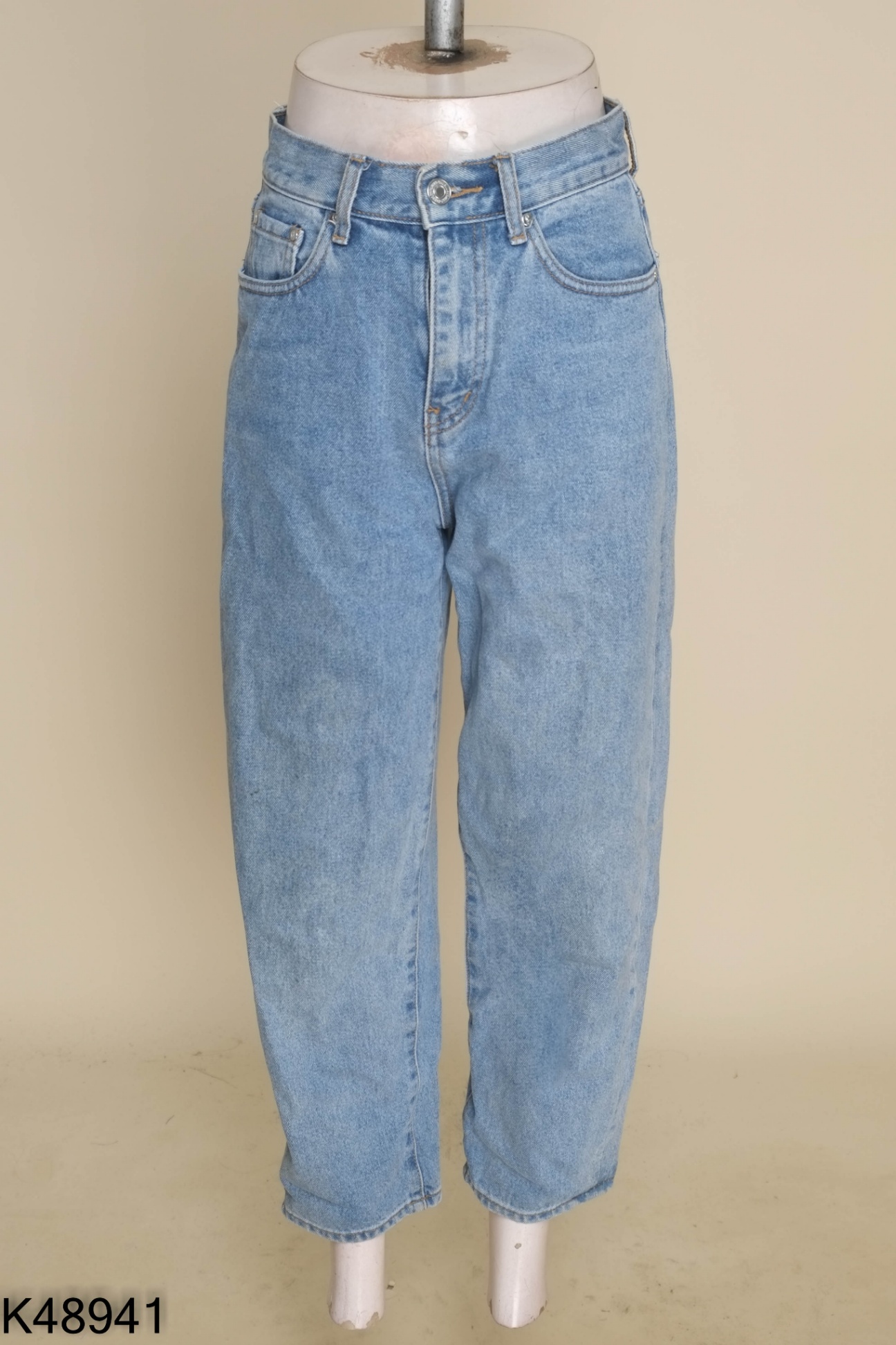 Quần jeans THE BLUE TSHIRT xanh trơn