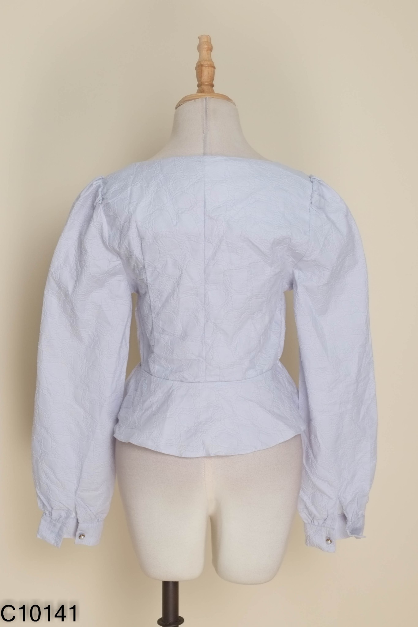 Áo croptop JOY xanh ống tay dài