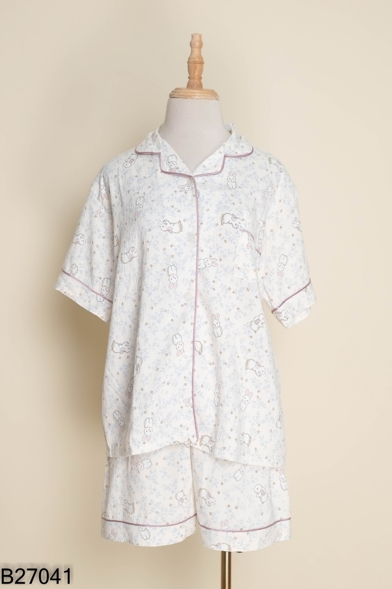 Set Pijama be họa tiết thỏ