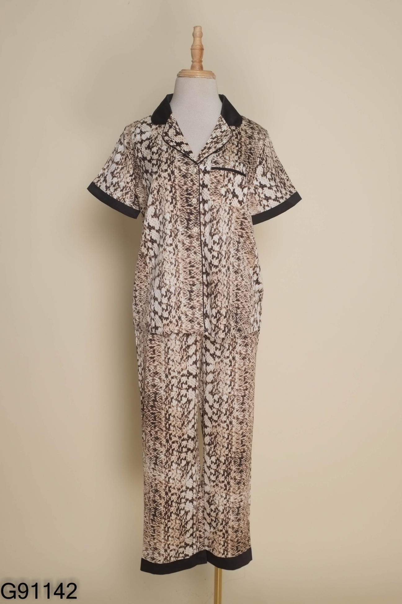 NEWTAG Se Pijama nâu VINCY be họa tiết