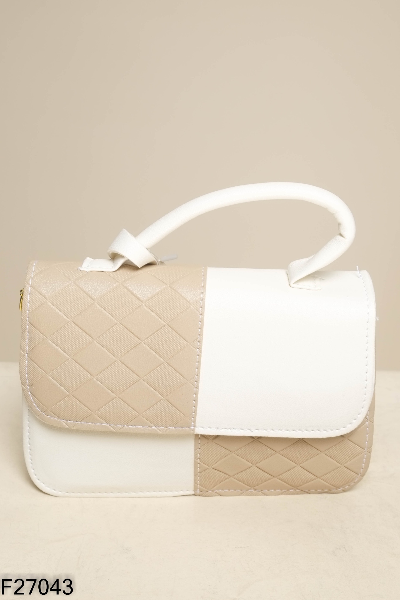 Túi xách be phối nâu