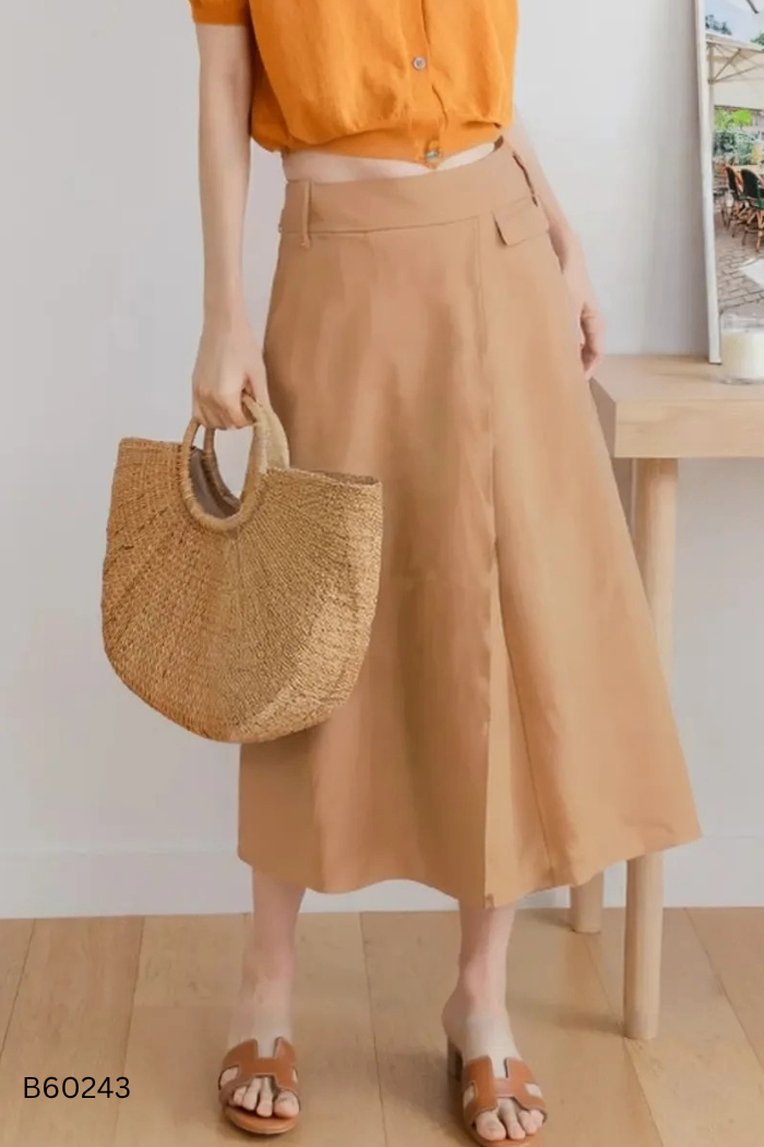 Chân váy nâu IVY MODA