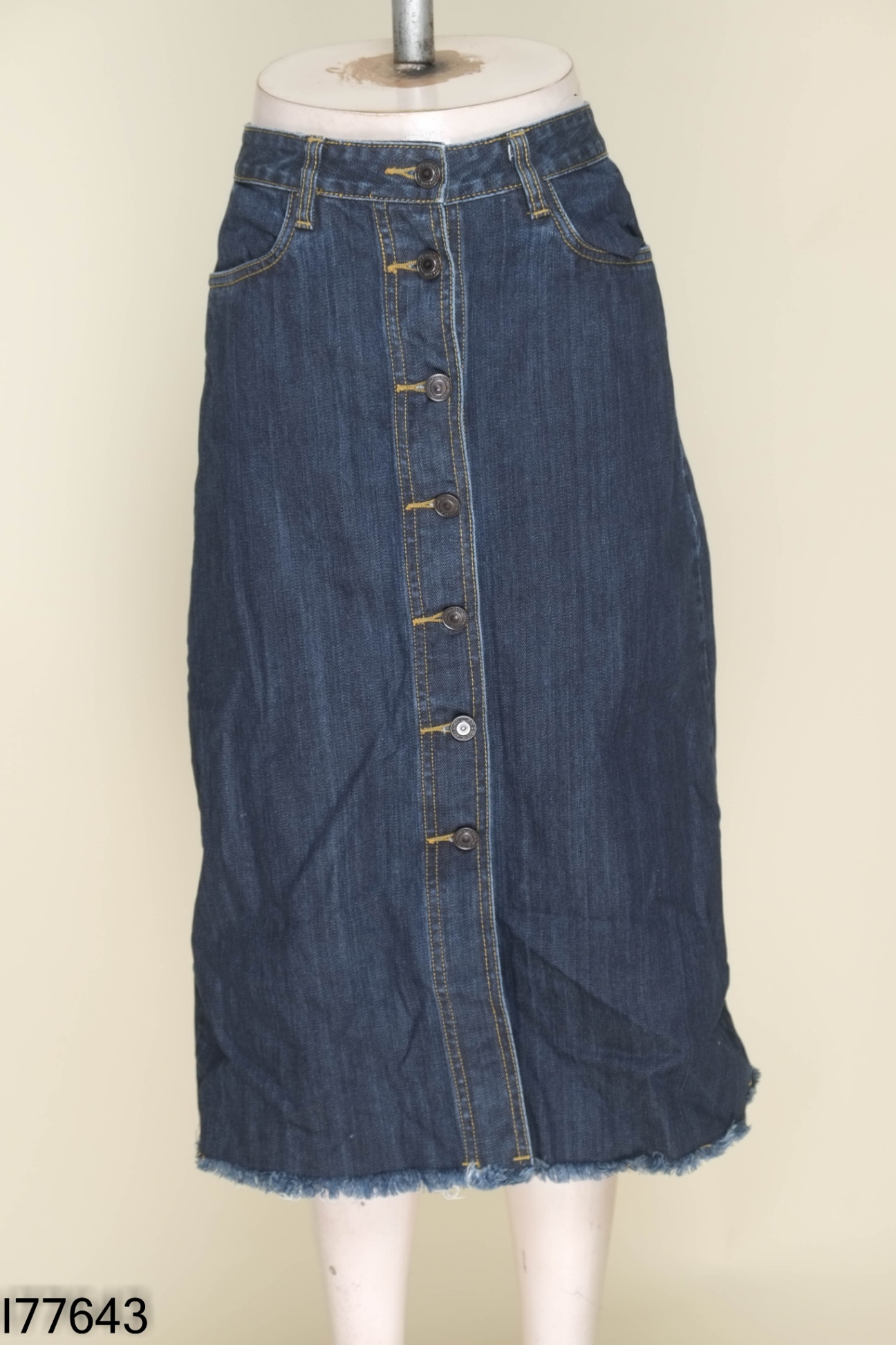 Chân váy ELISE jeans xanh