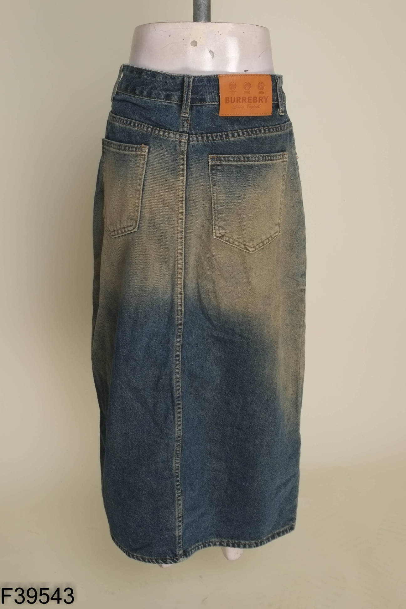 Chân váy jeans xanh