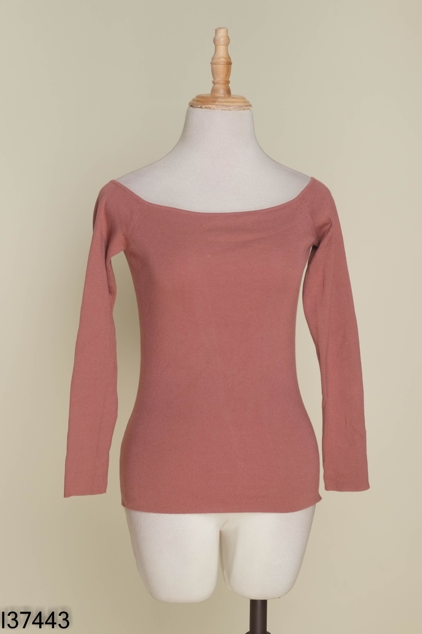 Áo len HM hồng đất