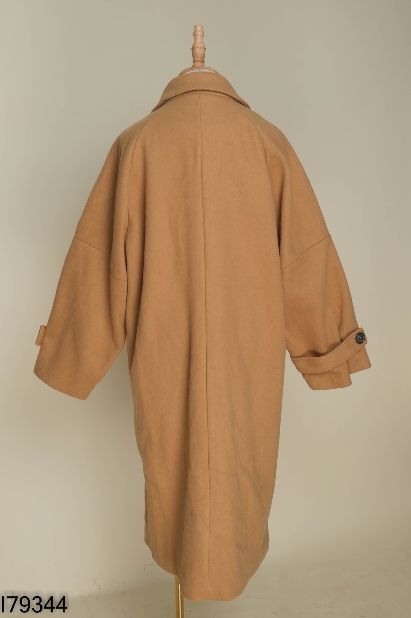 Áo mangto dạ nâu