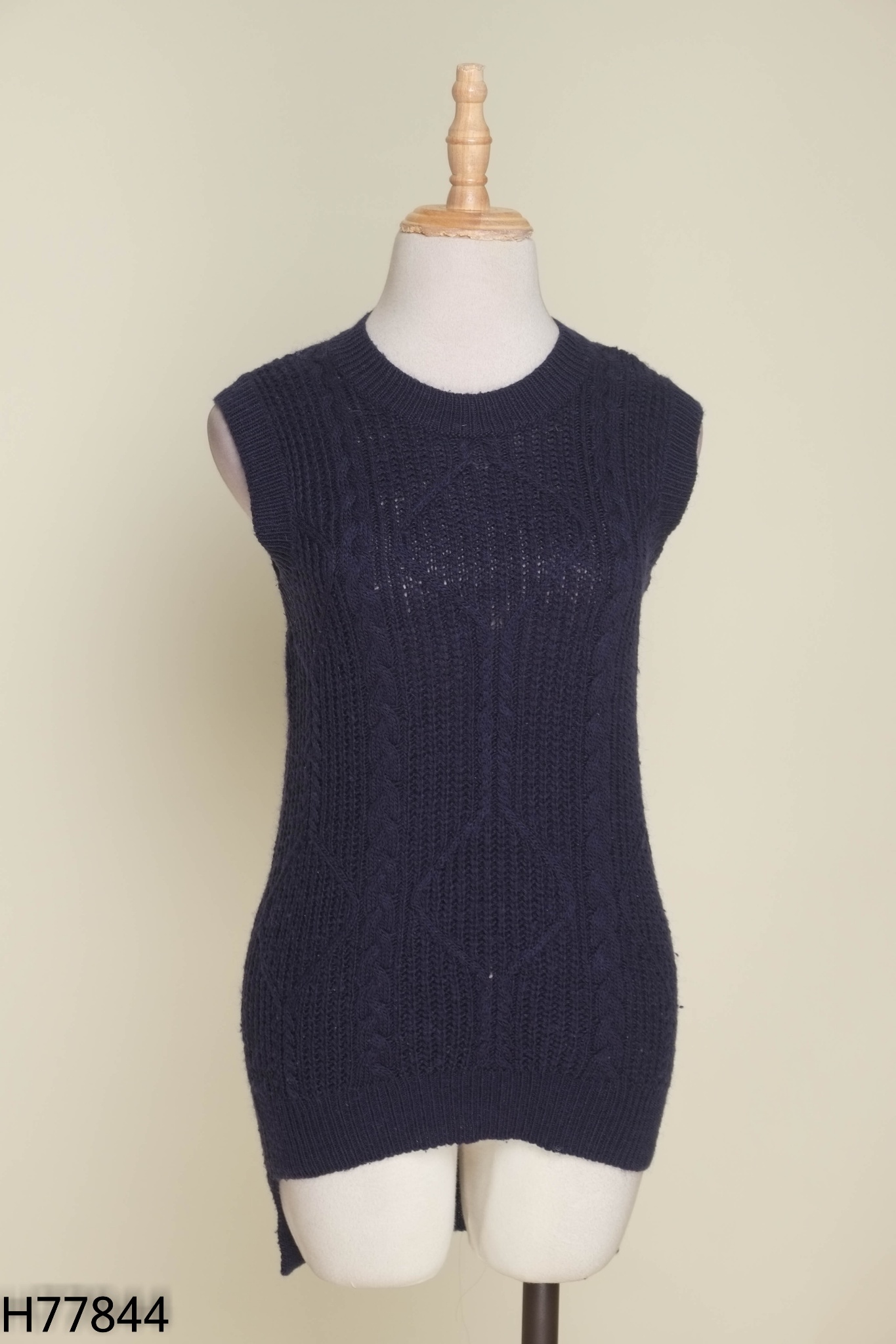 Áo len IVY MODA xanh trơn