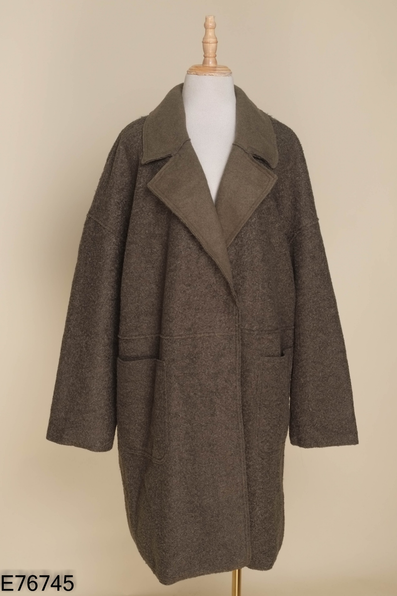 Áo khoác GEORGE xanh rêu dáng dài