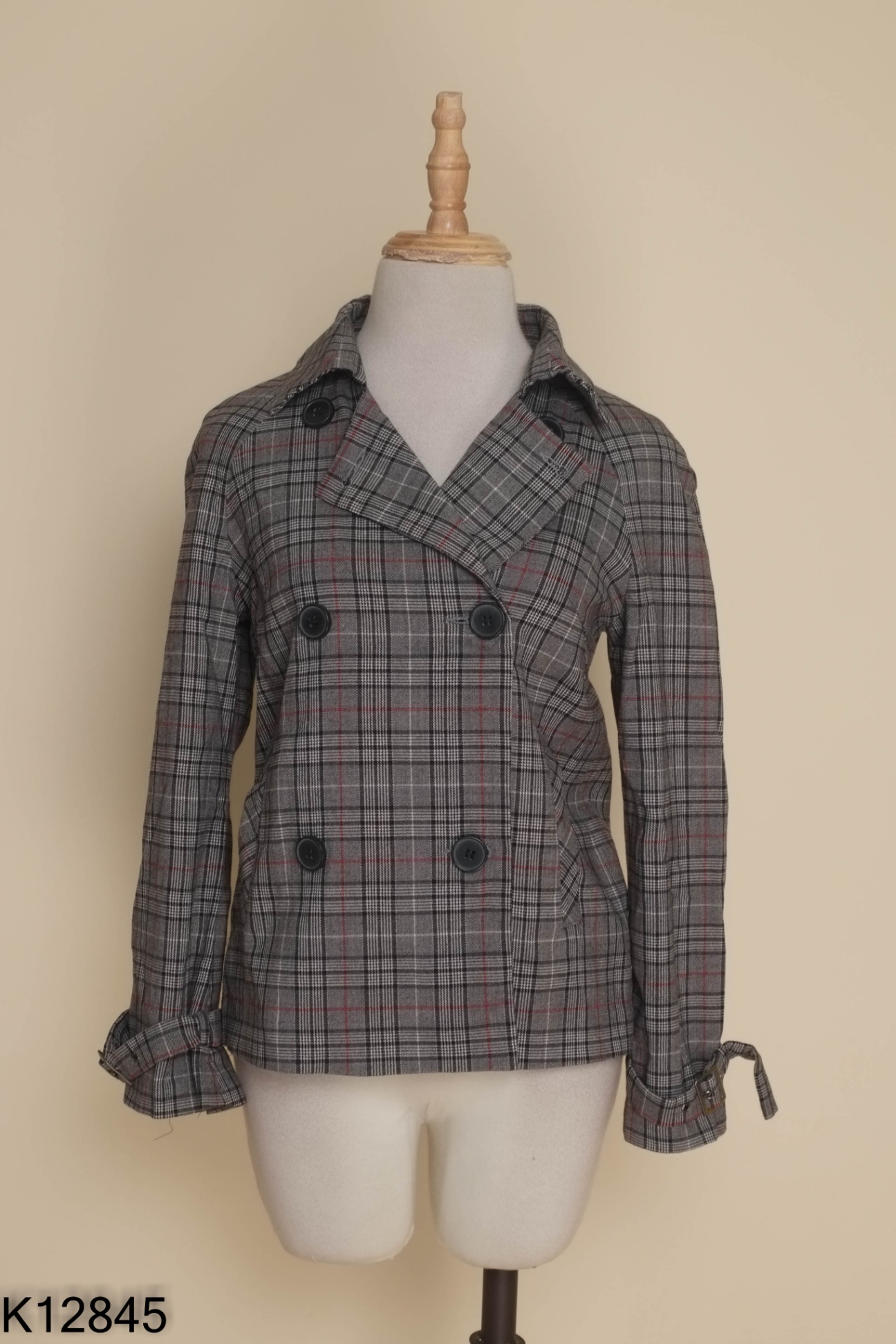 Áo khoác ADORE DRESS xám caro