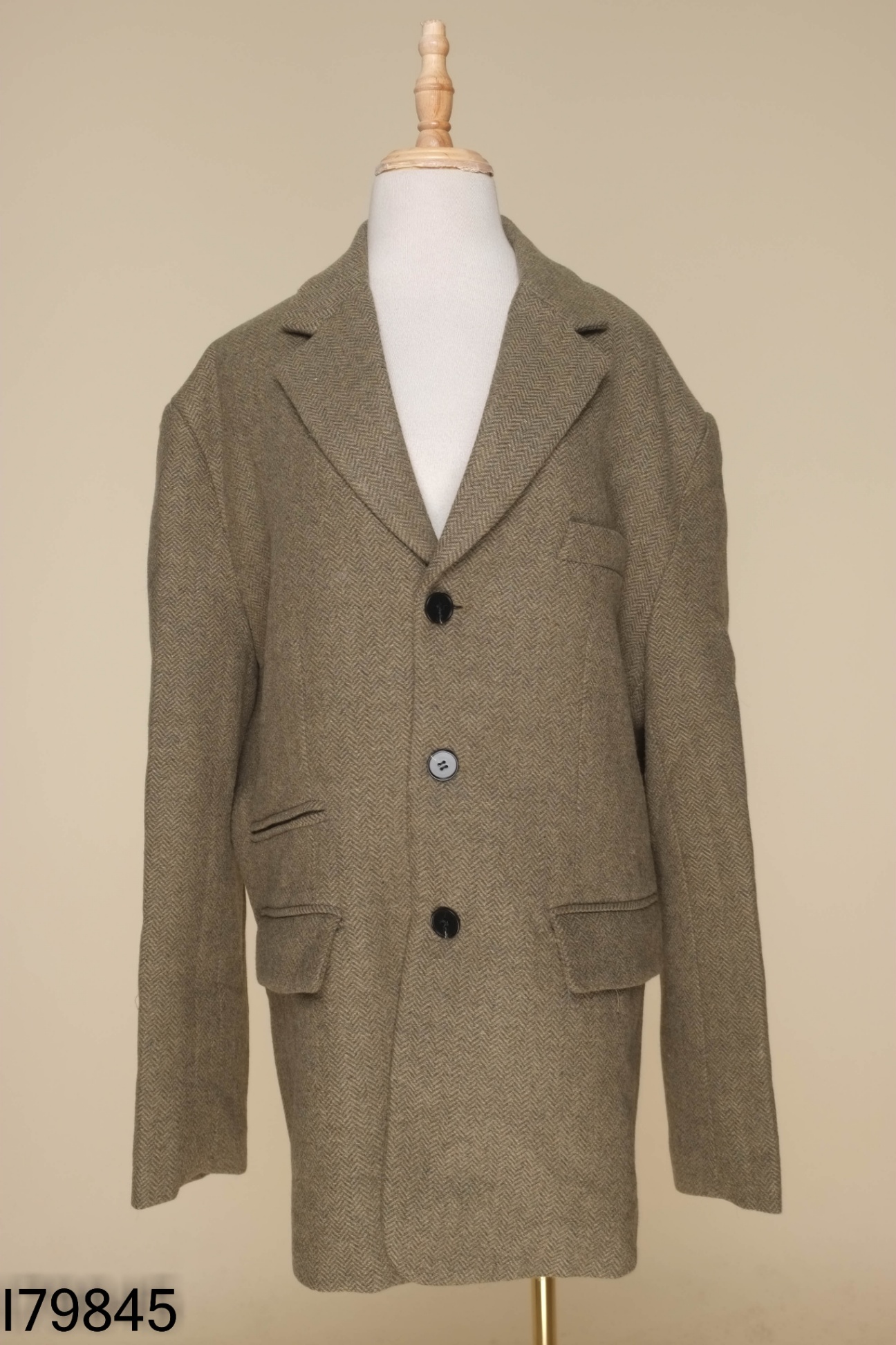 NEWTAG Áo khoác JUMPOO dạ xanh rêu