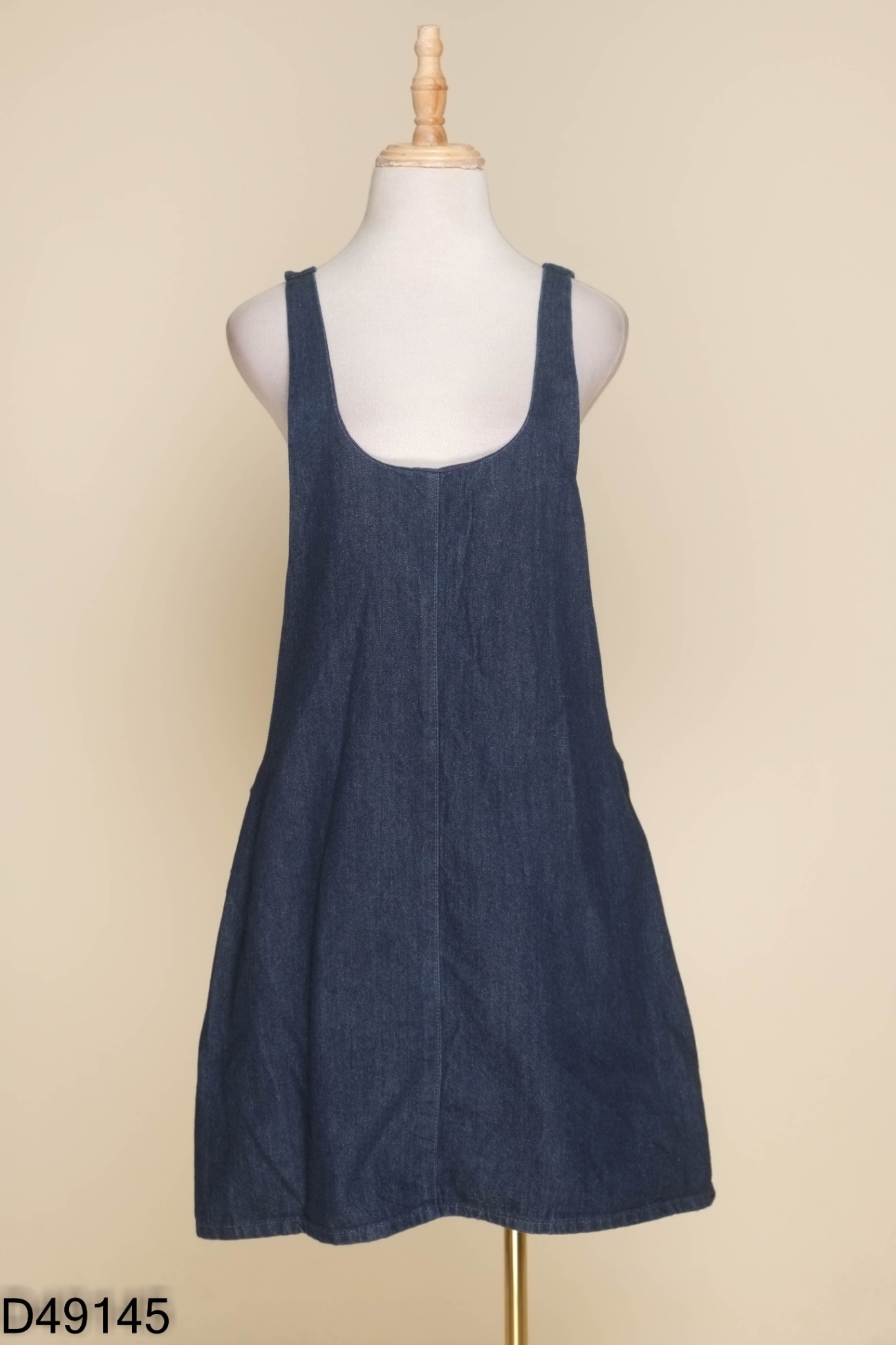 Váy yếm ZARA jeans xanh