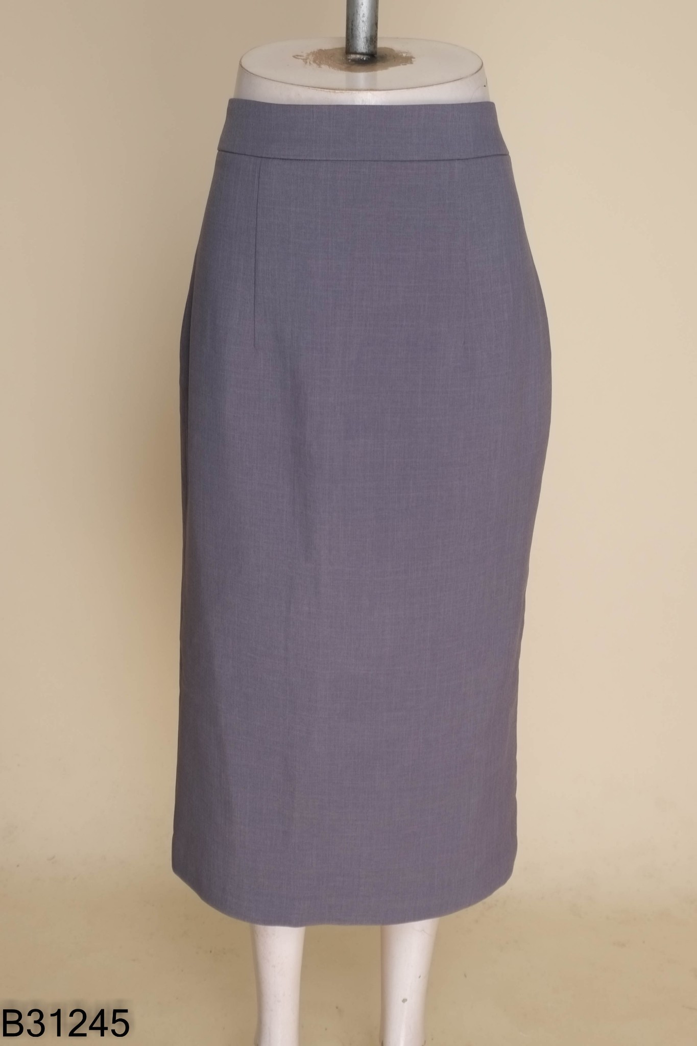 Chân váy JULIETTE LUXURY xám trơn