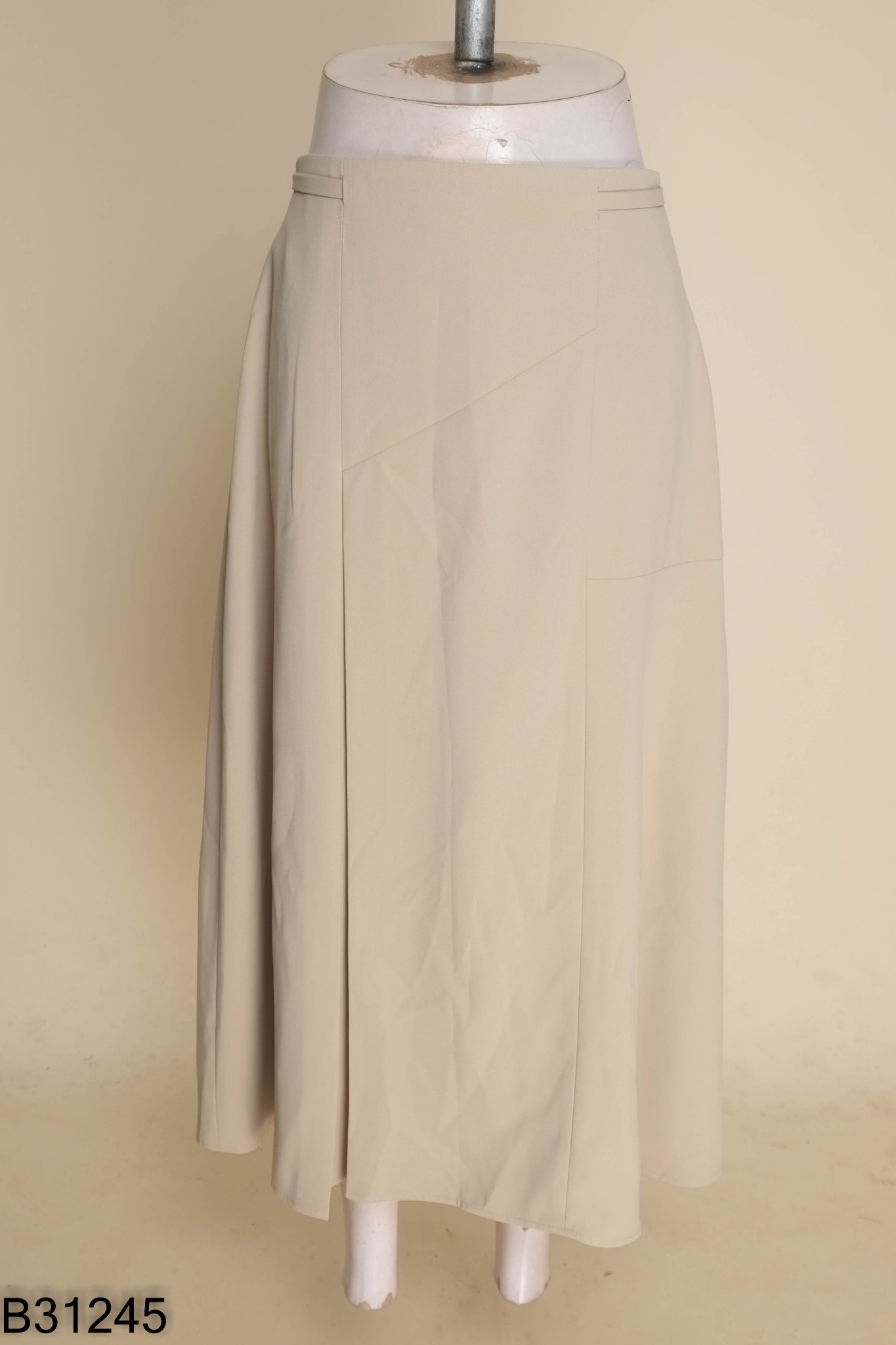 NEWTAG Chân váy OLV BOUTIQUE be phối đai eo