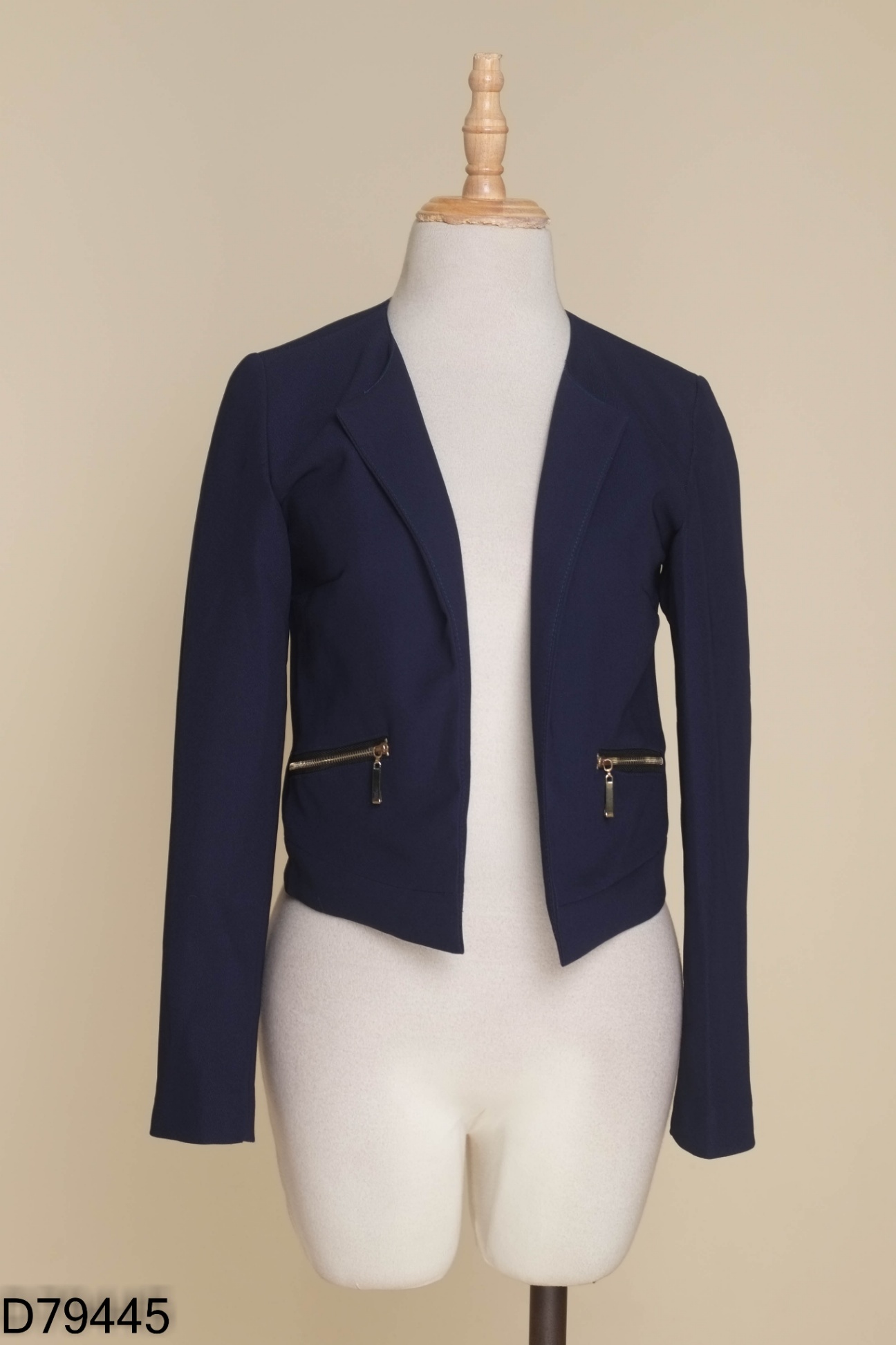 Áo khoác vest xanh DOROTHY PERKINS dáng ngắn
