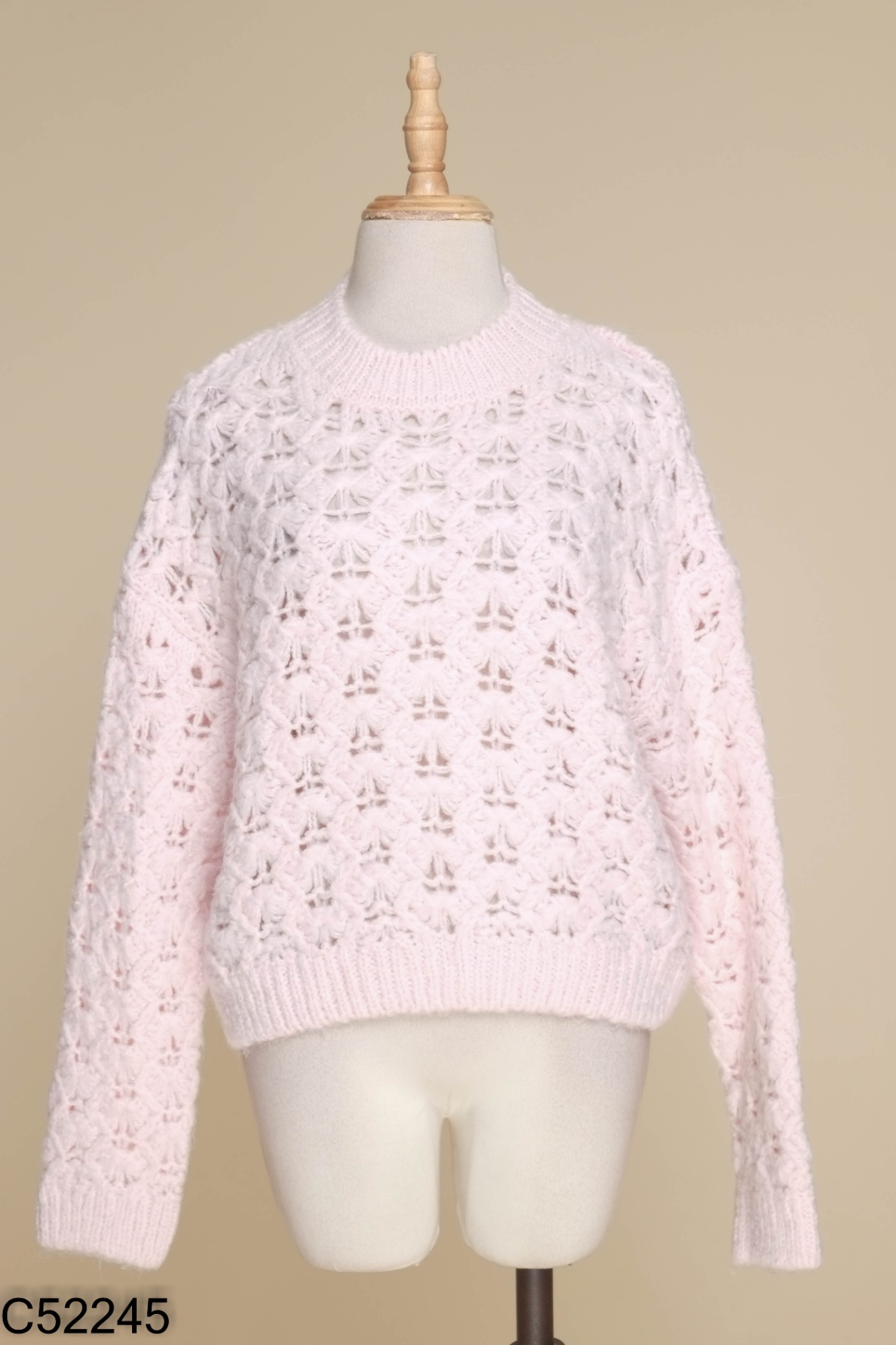 Áo len RESERVED hồng phấn