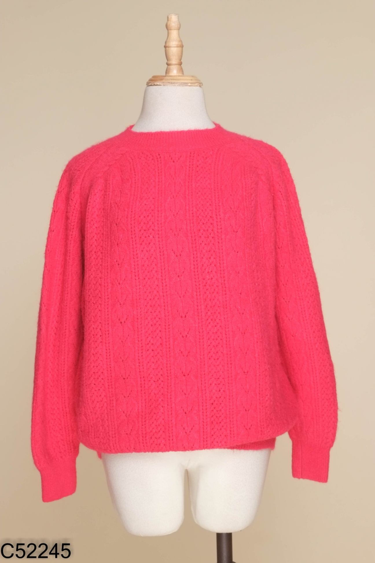 Áo len hồng GRAIN DE MALICE